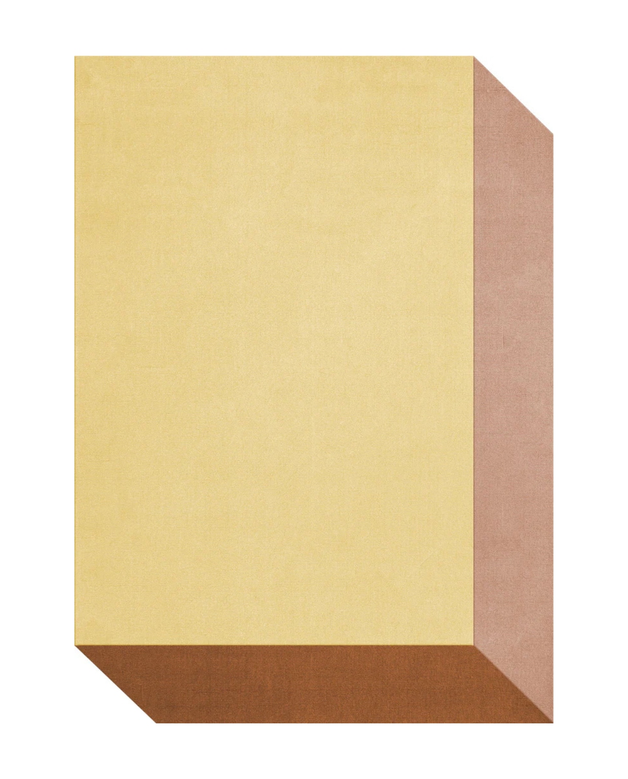 Vloerkleed Layered Teklan Box Wool Rug Yellows vtwonen shop | Layered