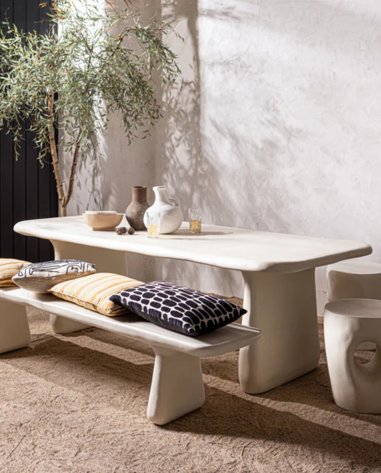 Shop op shop.vtwonen.nl: polymeer eettafel Loggia van Woood, 240x100x75 cm (bxdxh) € 1799,-. Woood