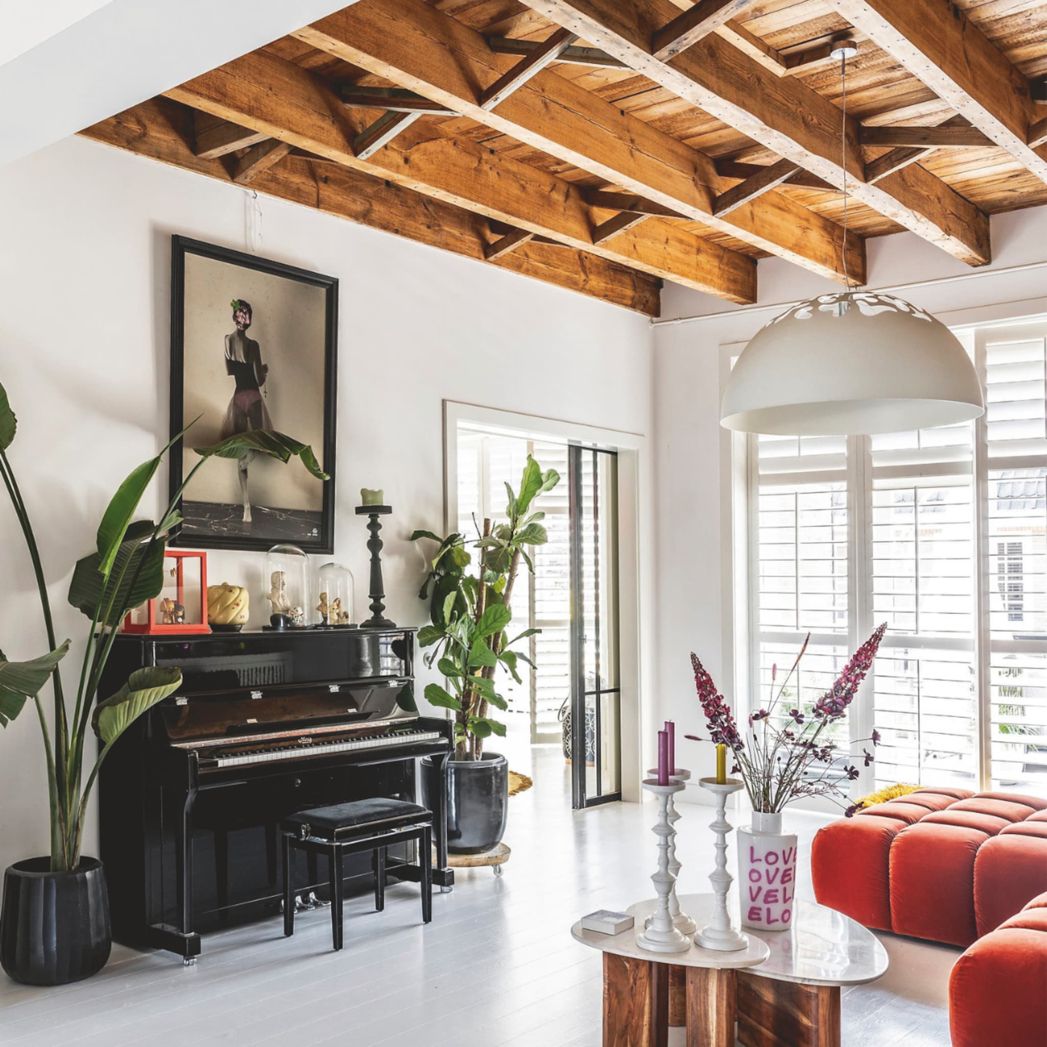 binnenkijken in vintage design woning