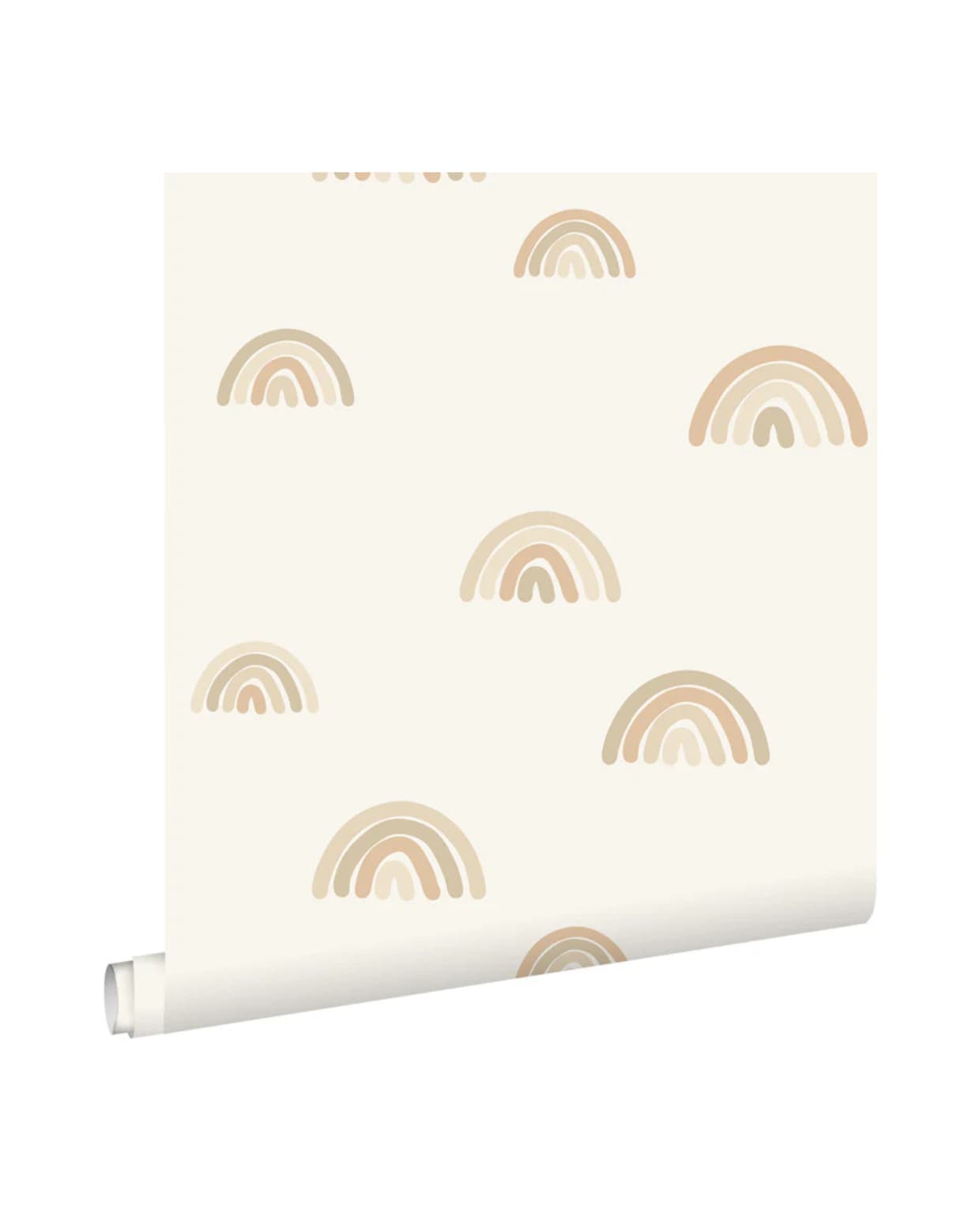 Shop via shop.vtwonen.nl: behang regenboogjes beige 139685 van EstaHome, per rol € 46,95. Esta Home