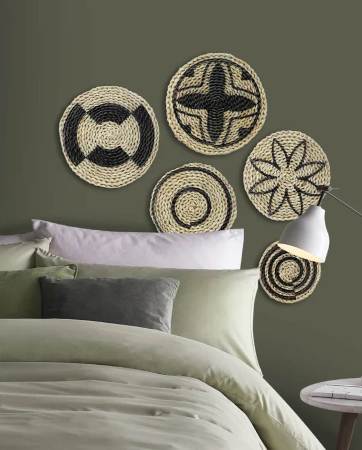 Shop op shop.vtwonen.nl: rotan wanddecoratie van Art for the Home, set van 5 € 64,99. Art for the Home