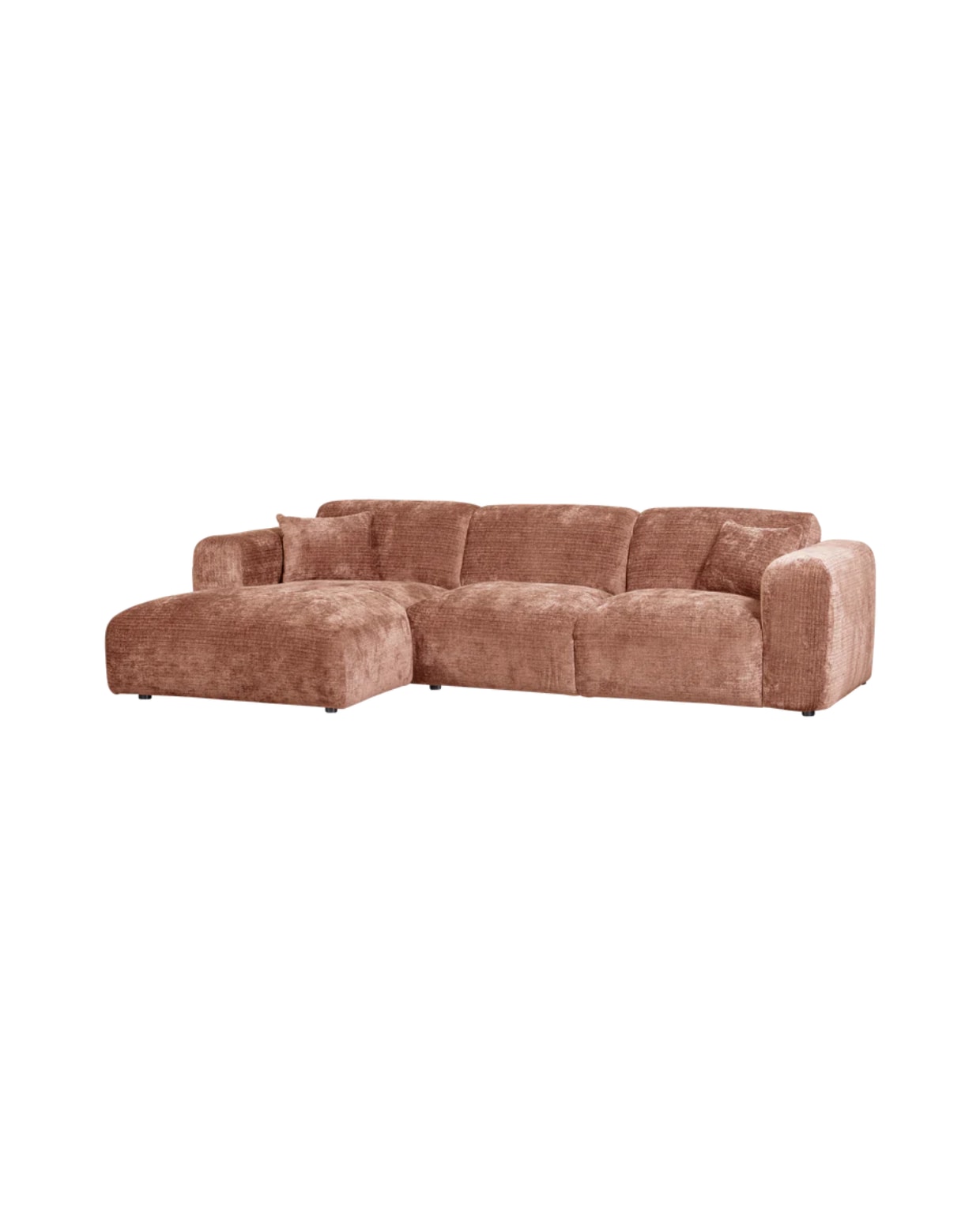 Shop op shop.vtwonen.nl: Bank met chaise longue Cloud van Woood € 1699. Woood