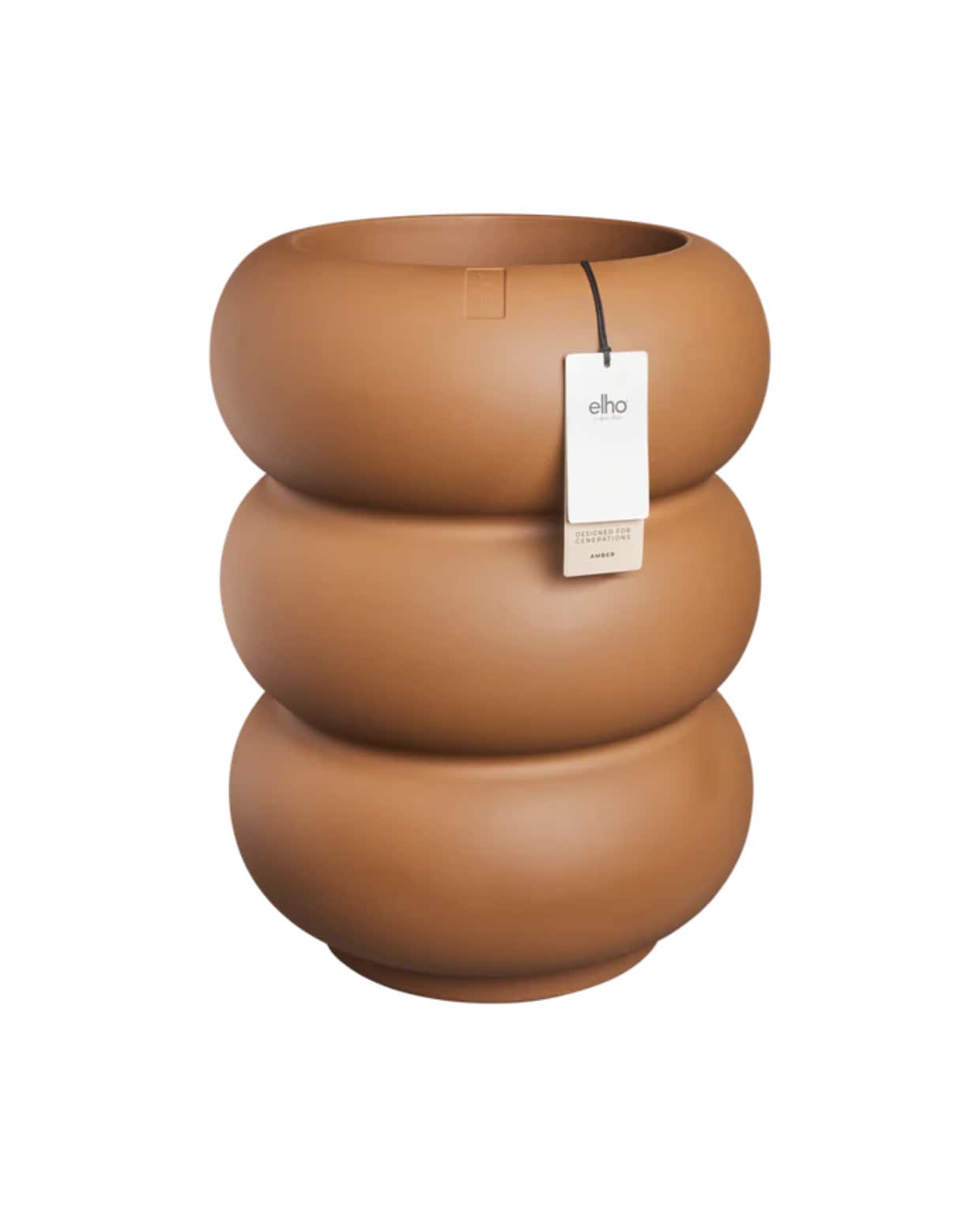 Shop op shop.vtwonen.nl: Elho plantenpot Amber Roll High van Elho, 100% gerecycled plastic, bruin, 43x58 cm (Øxh) € 179,95. Elho
