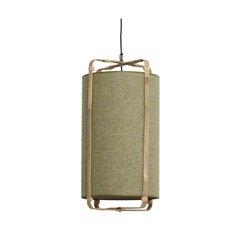 Light &amp; Living hanglamp Sendai - groen - Ø42cm Light &amp; Living