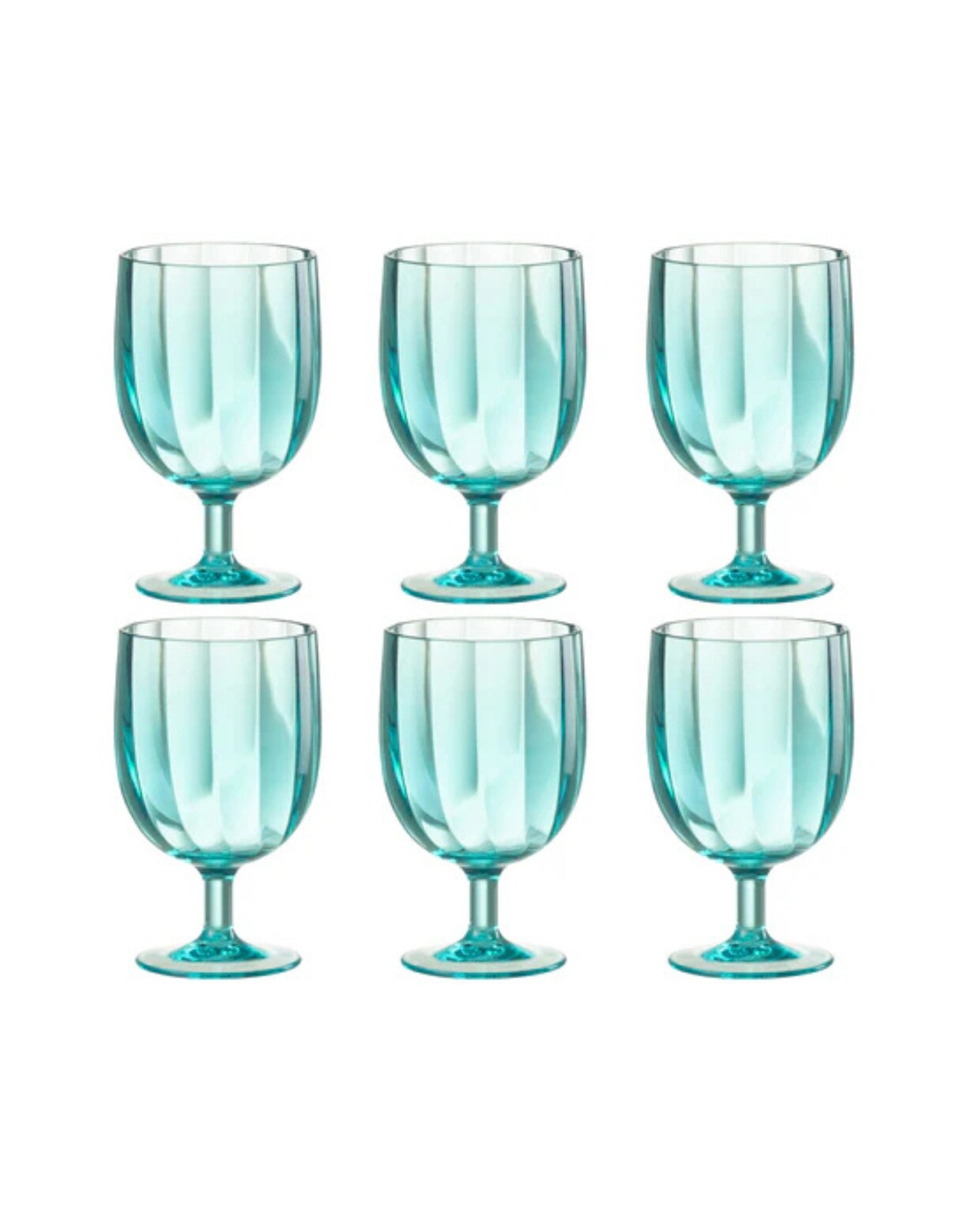 Shop op shop.vtwonen.nl: J-Line wijnglas, kunststof, 6 stuks € 60,40. J-Line