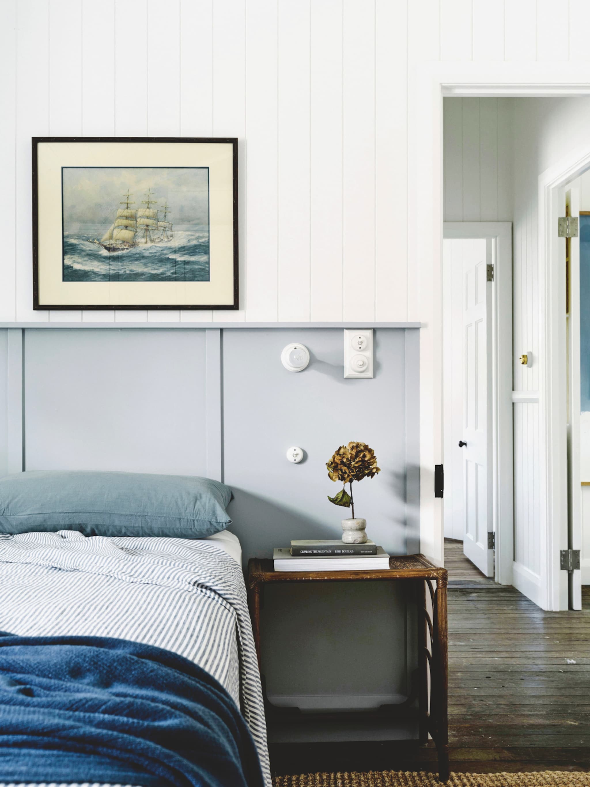 stylist kelly tipt blauw landelijk interieur