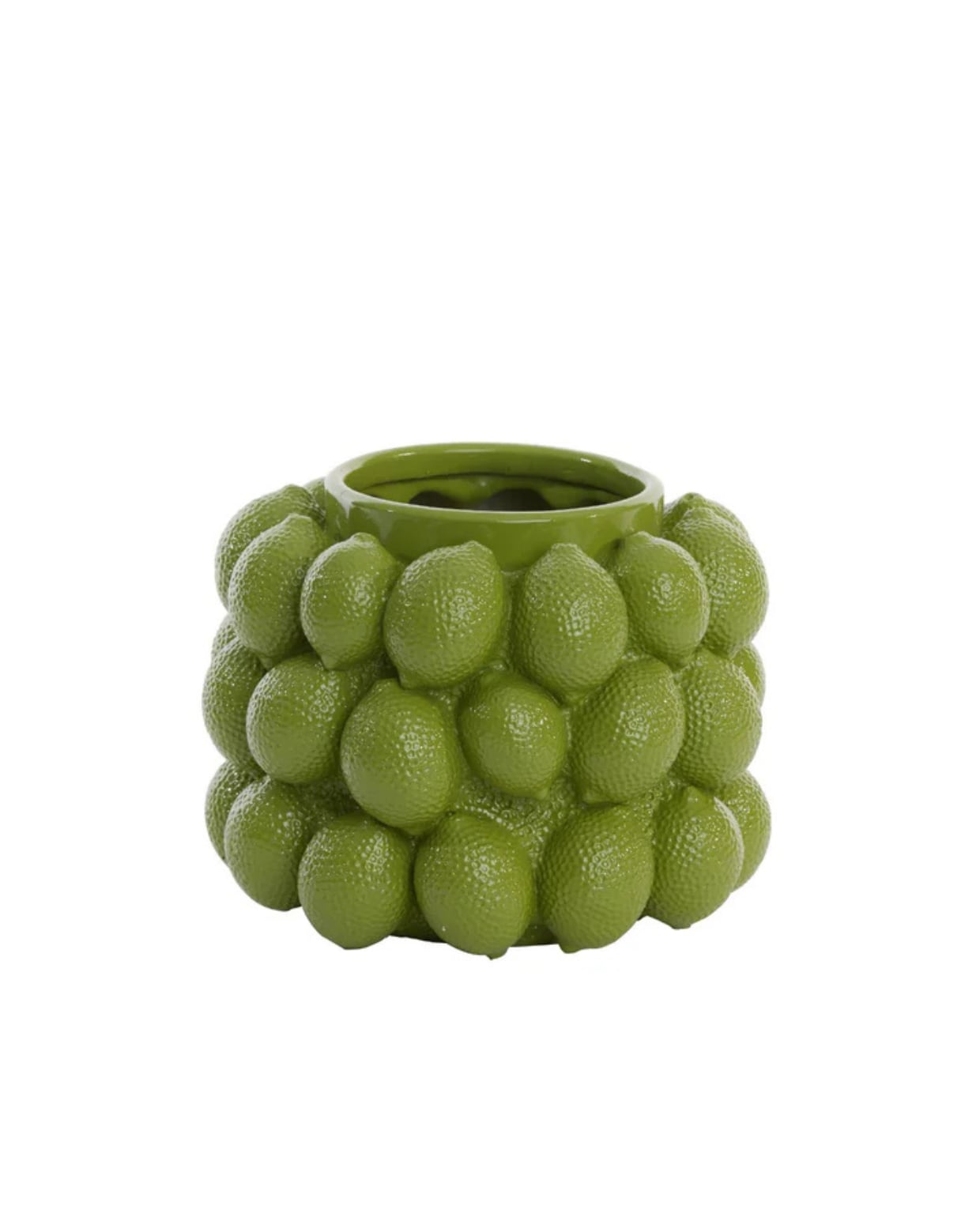 Kunststof vaas van Light &amp; Living, 24,5x24,5x18 cm ( lxbxd), €56,95,- ( shop.vtwonen.nl) vtwonen
