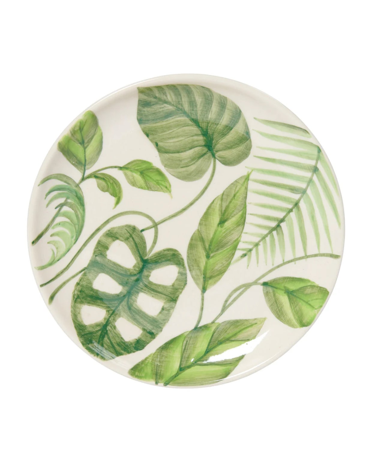 Keramieken Jungle gebaksbord van Return to Sender, 17 cm, €16,95,- ( shop.vtwonen.nl) vtwonen