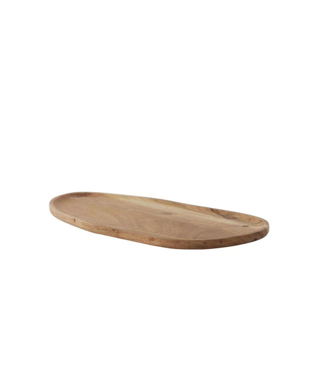 Houten schaal Bessonia van Light &amp; Living, 40x21x1,5 cm ( lxbxh) €29,95,- (shop.vtwonen.nl) vtwonen
