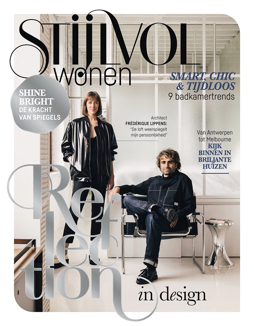 Cover Stijlvol Wonen 05-2025: Reflection in design Stijlvol Wonen 05-2025