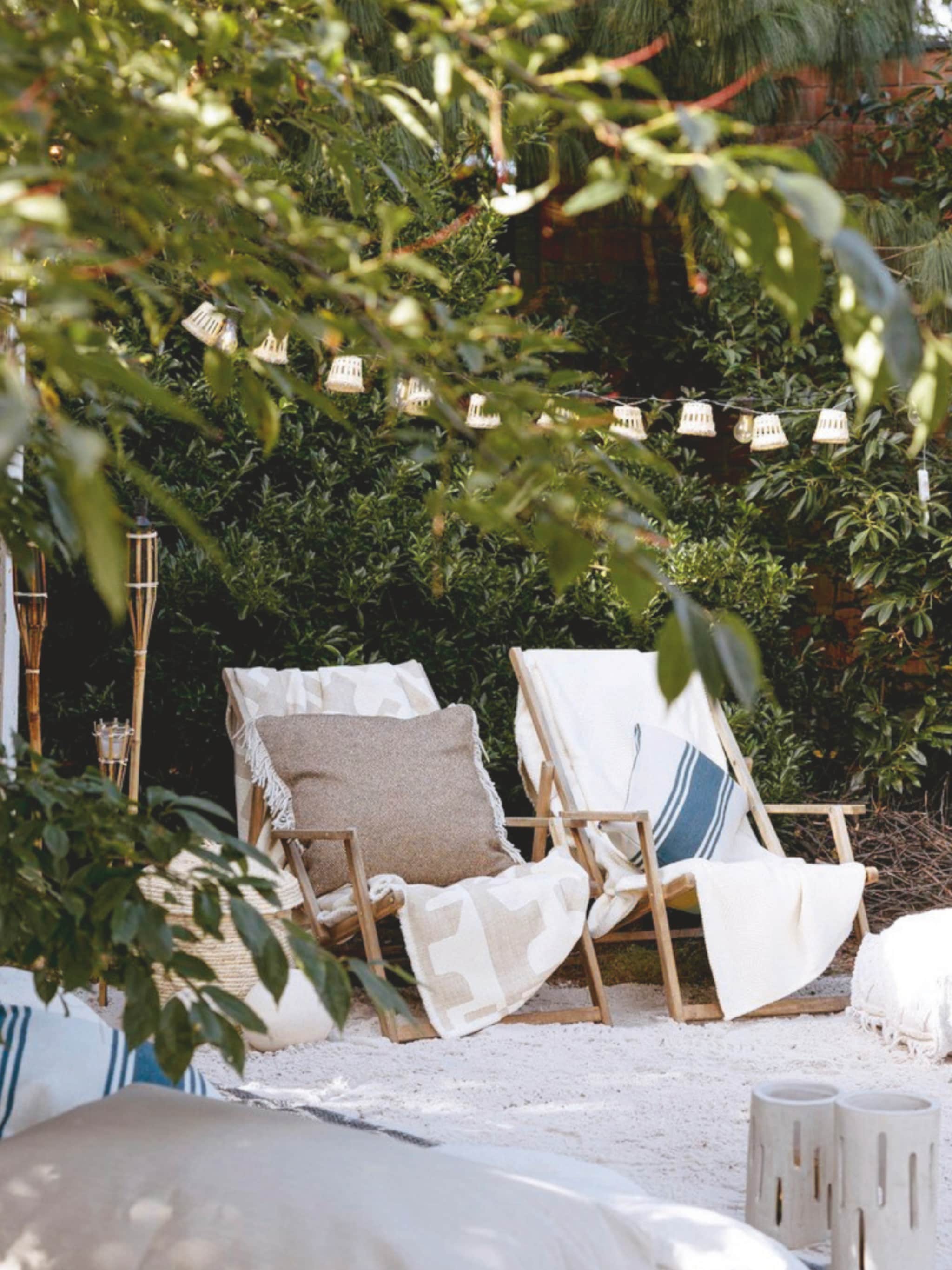zomerse styling voor een gouden avond