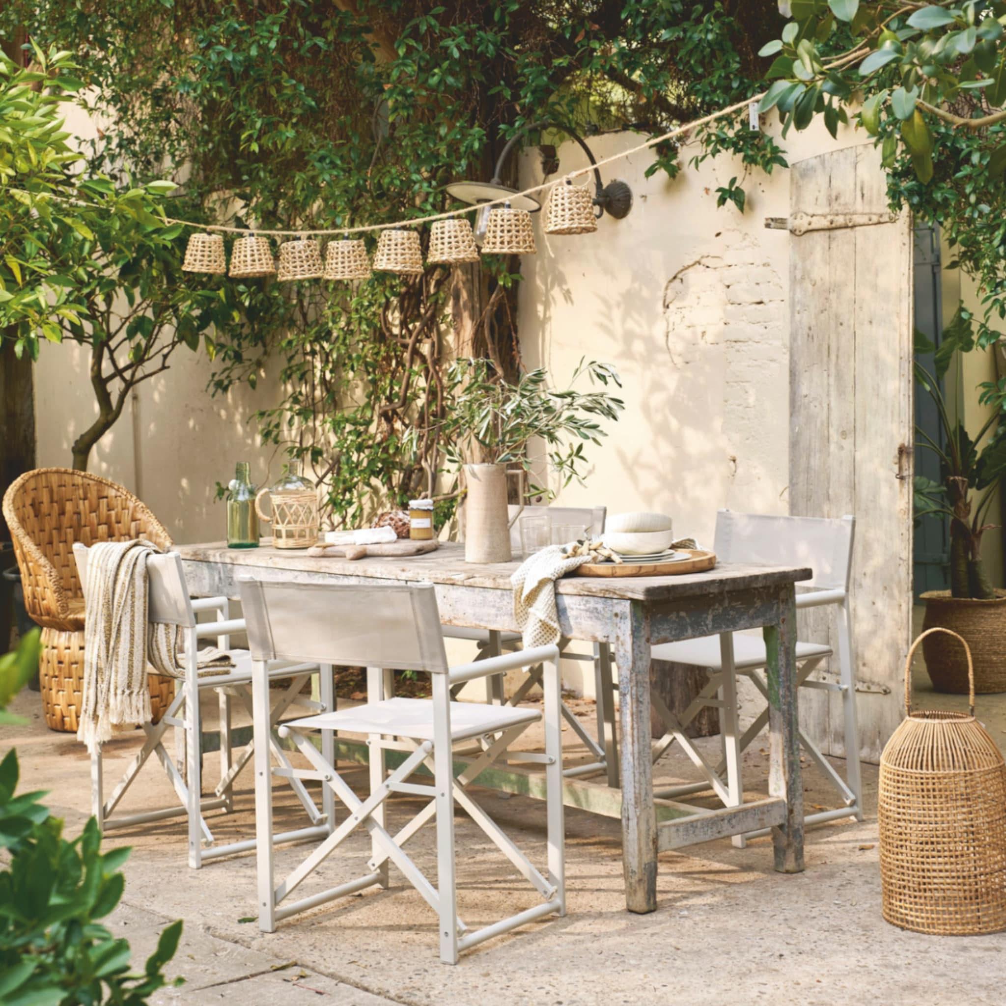 terras inrichten indeling bestrating beplanting