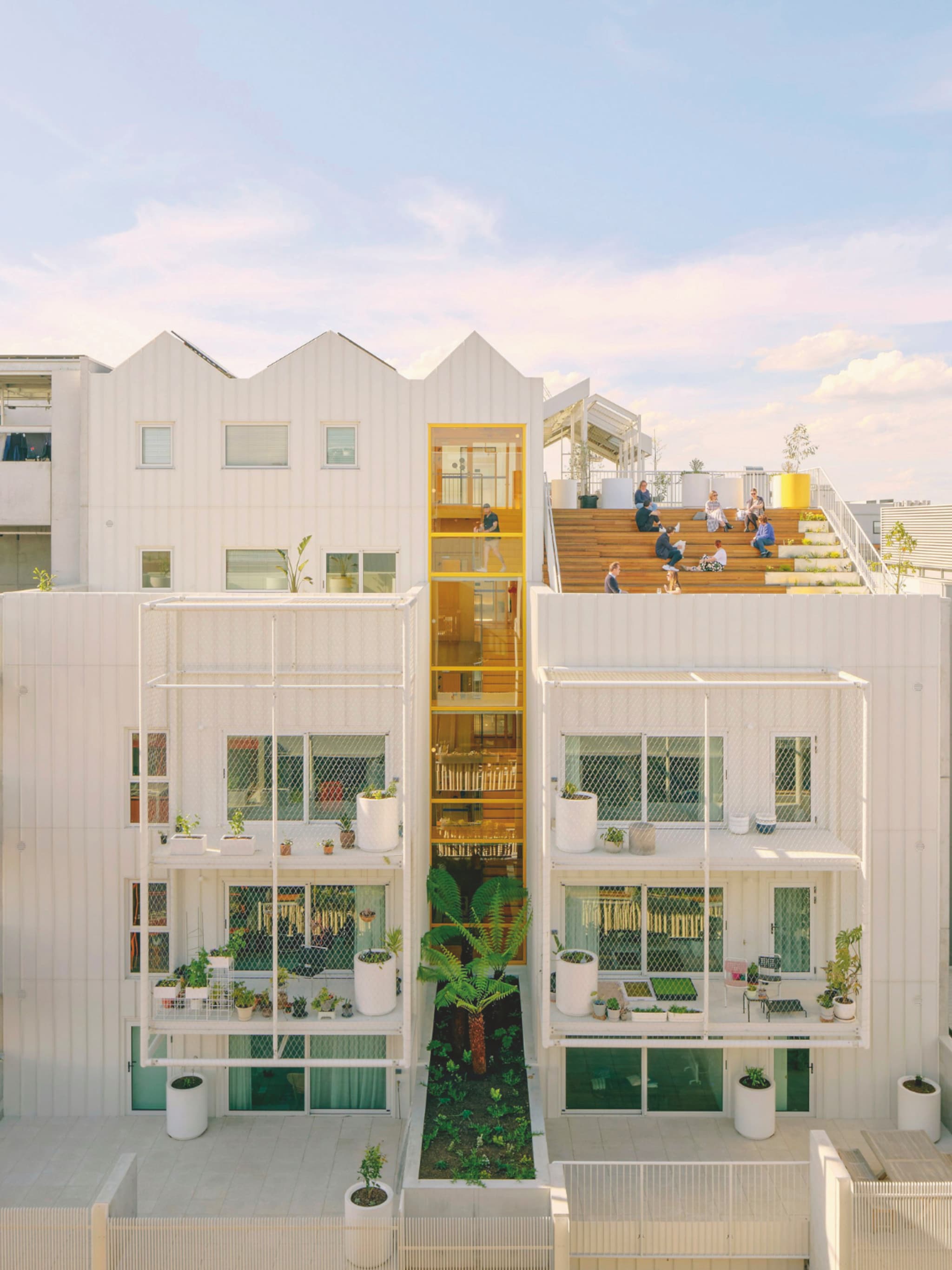 groen wonen met trendkleur geel