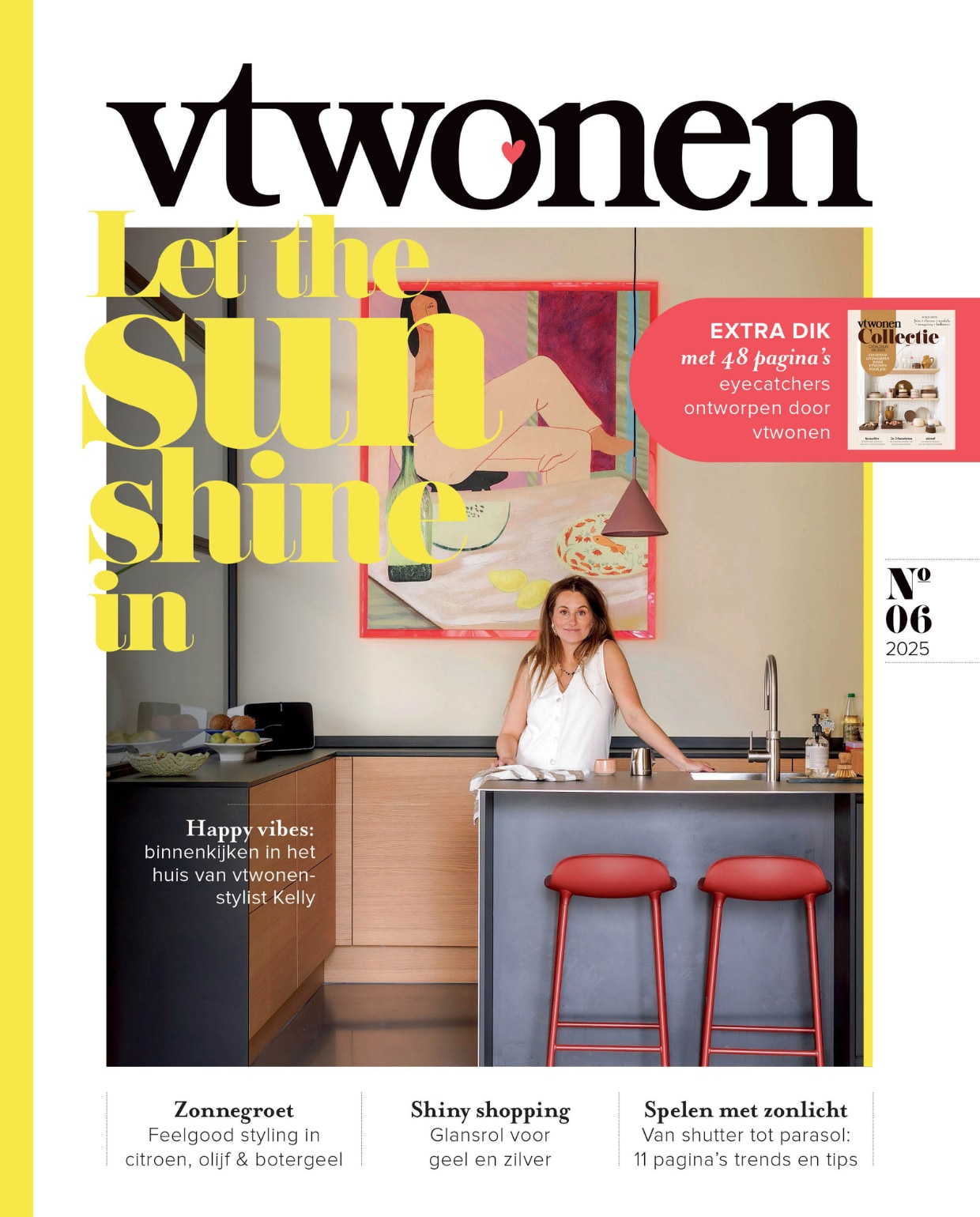 Cover vtwonen 06-2025: Let the sun shine in vtwonen 06-2025