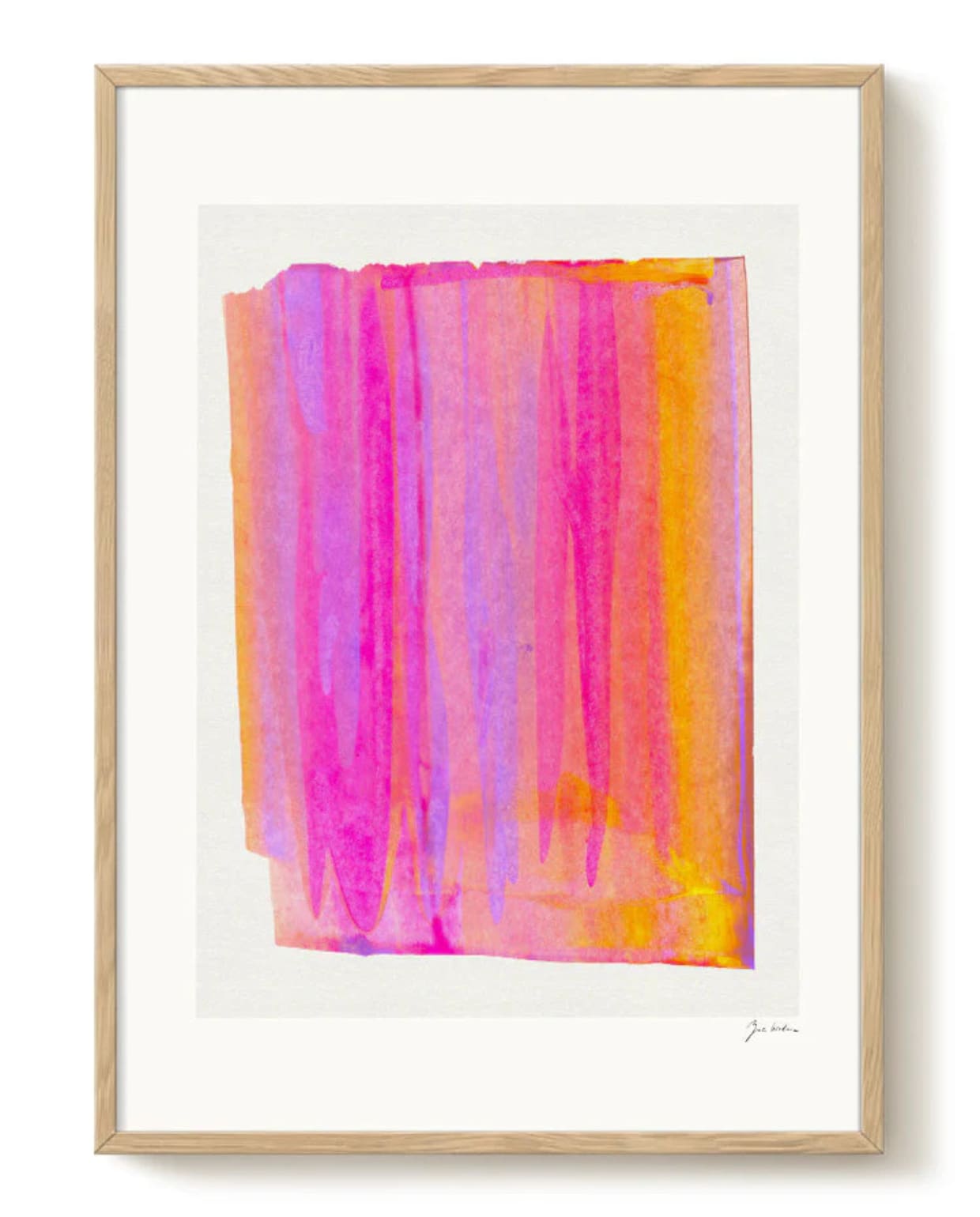 Pstr studio poster zoe sunset hues, papier, meerkleurig, 100x70 cm (lxb), € 83,-. (shop.vtwonen.nl) shop.vtwonen.nl