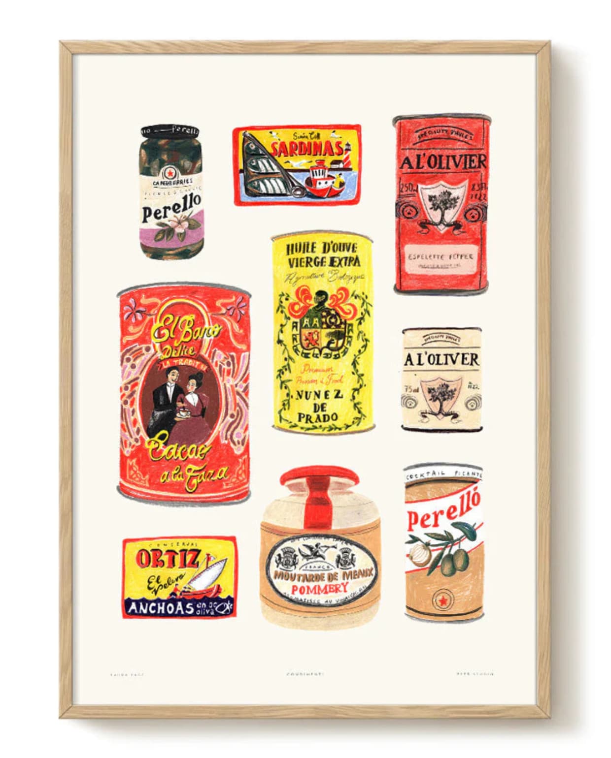 Pstr poster laura condimenti, papier, meerkleurig, 70x50 cm (lxb), € 58,-. (shop.vtwonen.nl) shop.vtwonen.nl