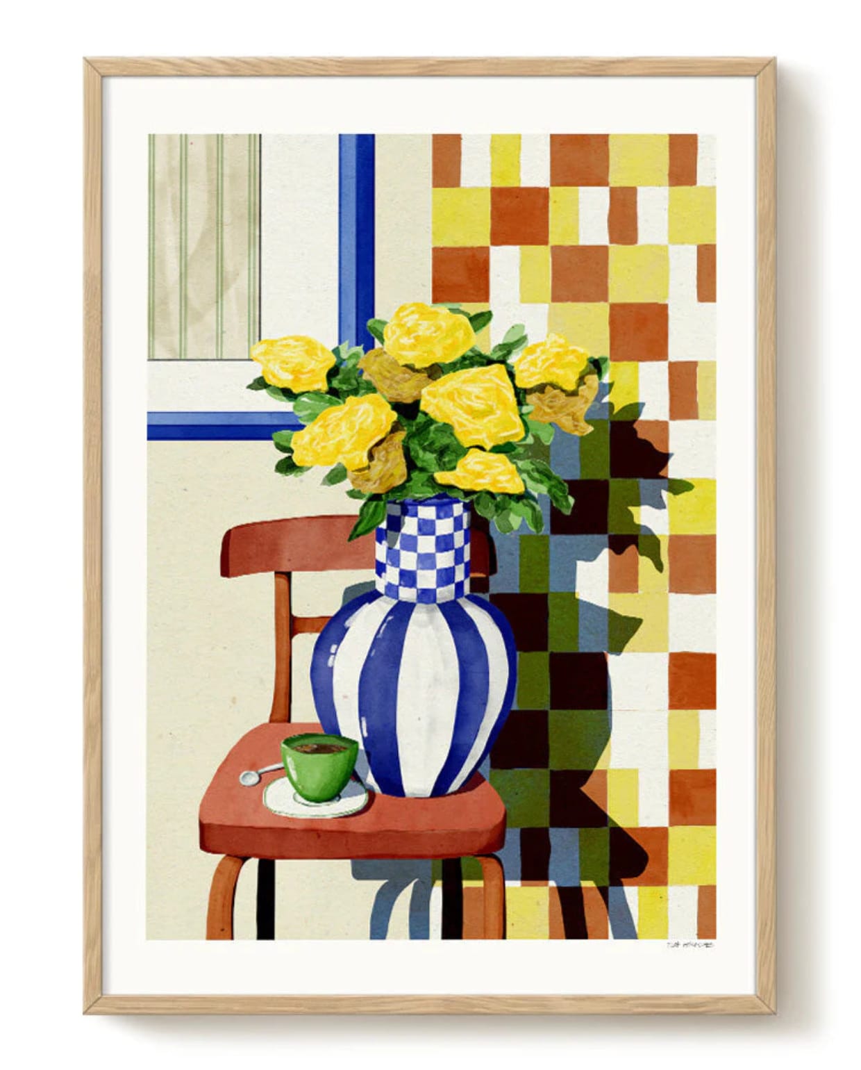 Pstr poster eva halfers pequenos momentos III, papier, meerkleurig, 40x30 cm (lxb), € 45,-. (shop.vtwonen.nl) shop.vtwonen.nl