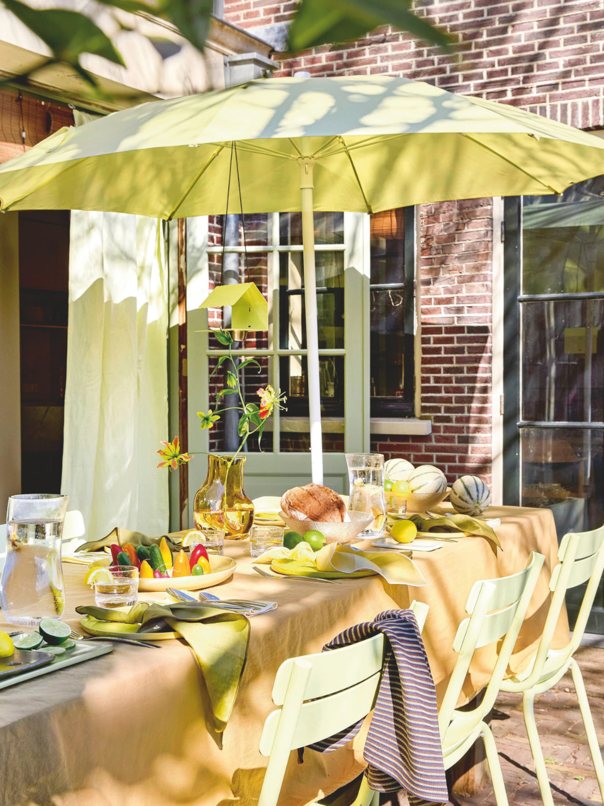 styling huis en tuin geel kelly