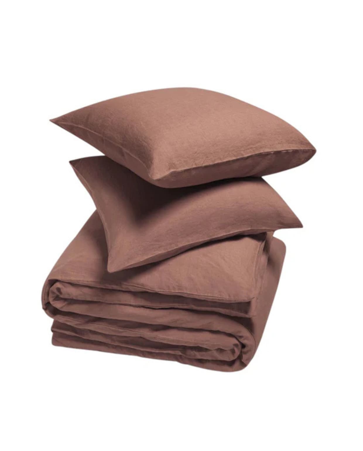 Shop op shop.vtwonen.nl: Yumeko dekbedovertrek clay rose, gewassen linnen, 200x220 cm + 2/60x70 cm € 319,-. Yumeko
