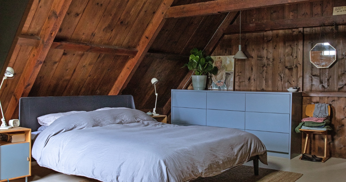 5 ideeën voor een zolderslaapkamer met schuin dak