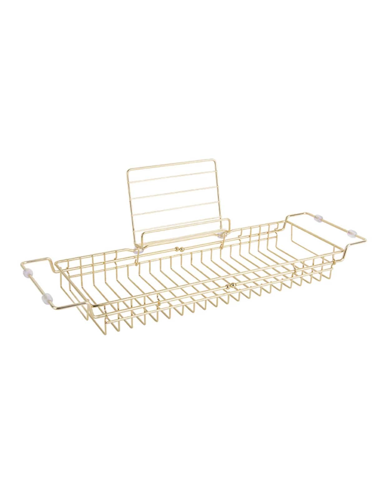 Present Time badrek Caddy, ijzer, goud, 61x18x7 cm (lxbxh) € 51,95 (shop.vtwonen.nl). Present Time