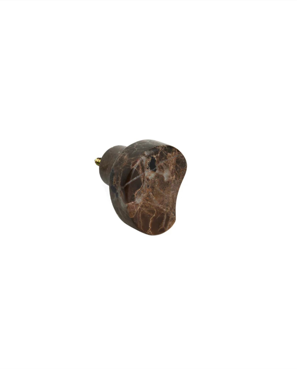 Oyoy kapstokhaak, marmer, bruin, 4x3x3,5 cm (lxbxh) € 34,- (shop.vtwonen.nl). Oyoy