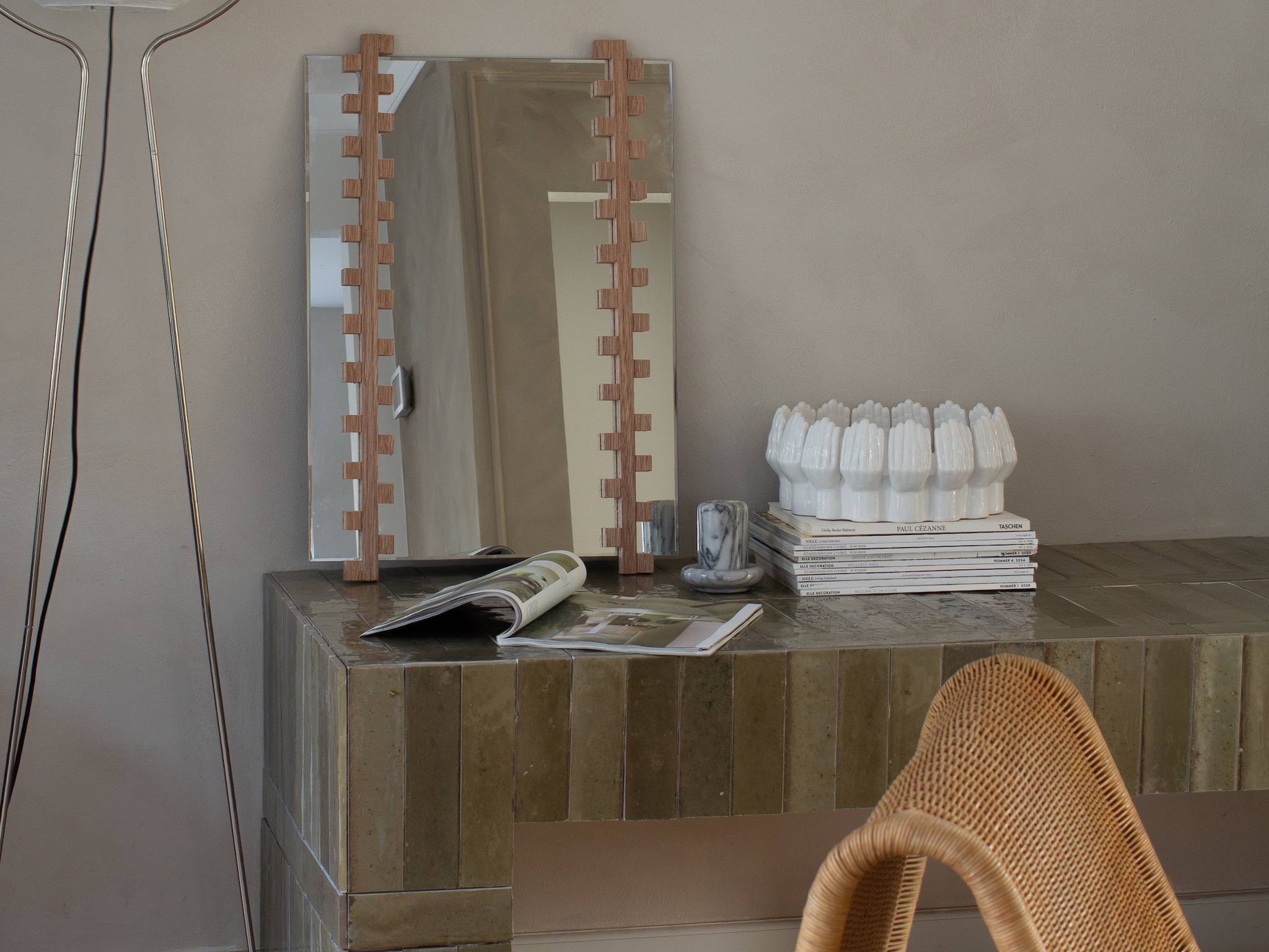 diy seventies inspired spiegel