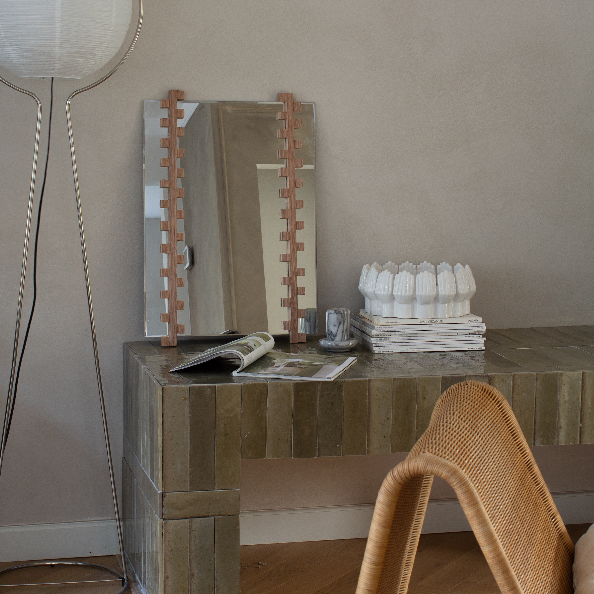 diy seventies inspired spiegel