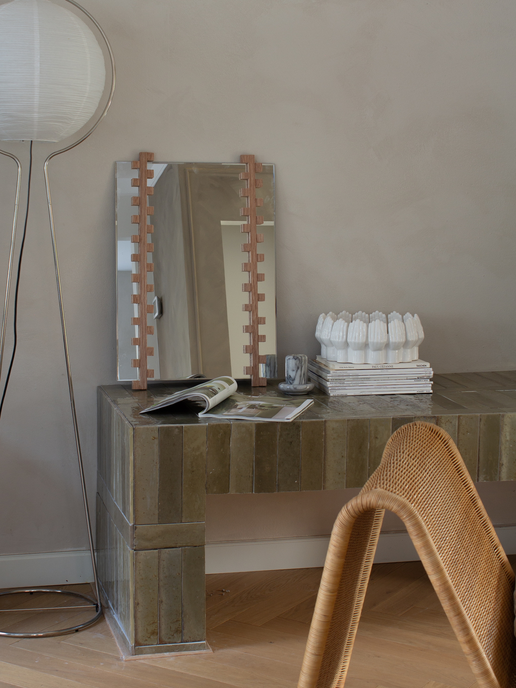 diy seventies inspired spiegel