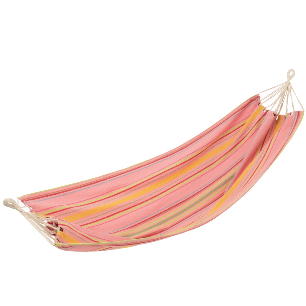 J-Line hangmat Strepen, katoen, polyester, roze/mix, 200x100x1, €34,40. (shop.vtwonen.nl) J-Line