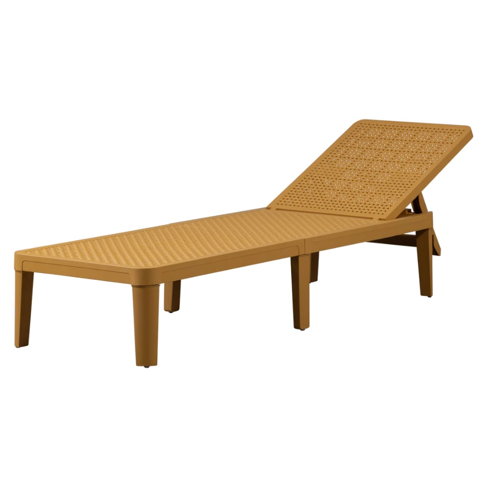 Woood ligbed tuin Jinte, Kunststof, Geel, 29x55x191, €119,-. (shop.vtwonen.nl) WOOOD