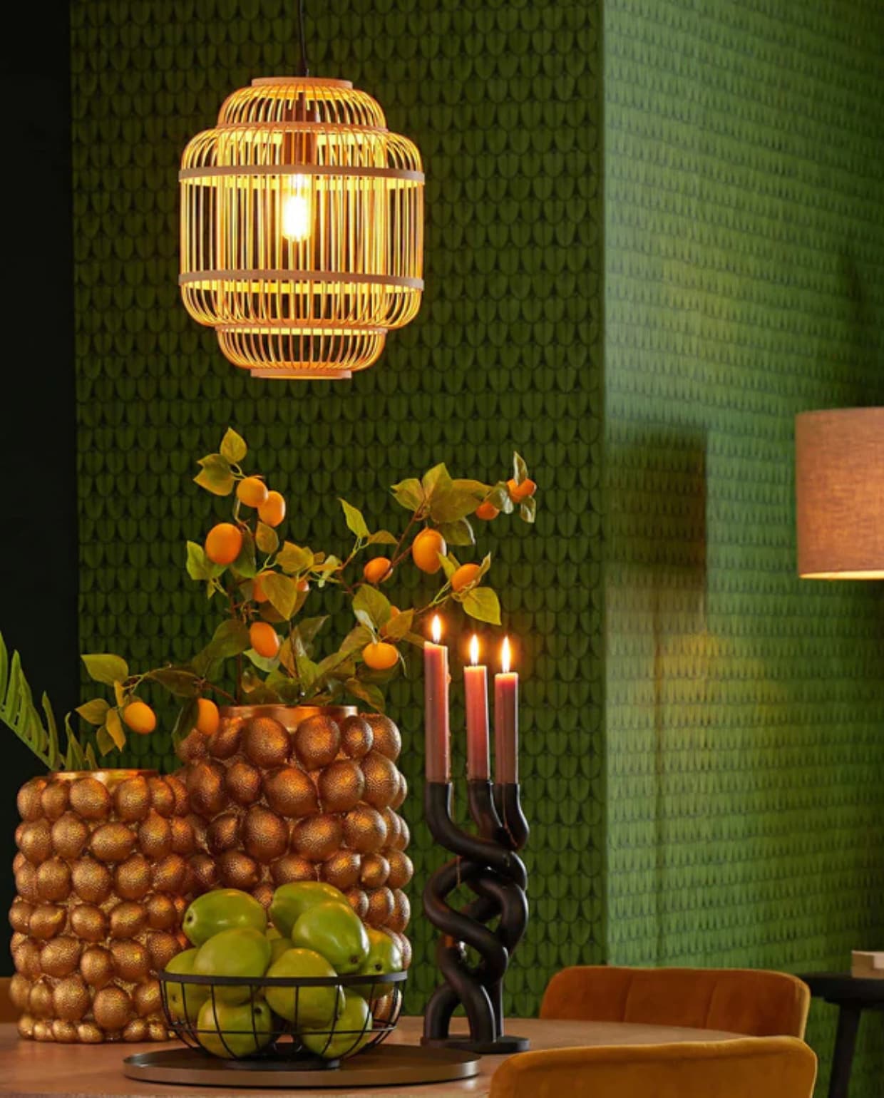 Shop via shop.vtwonen.nl: Luqaza hanglamp Jeppe, bamboe, naturel, 30x36 cm (Øxh) € 94,95. Luqaza