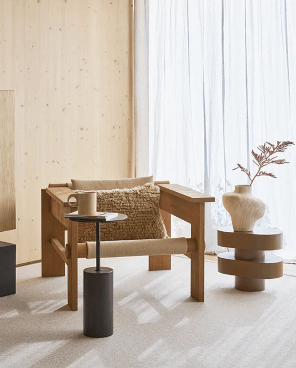 Shop via shop.vtwonen.nl: Urban Nature Culture bijzettafel Macy A (links), mangohout, 28x55 cm (Øxh) € 149,-. Overige producten onbekend.  Urban Nature Culture
