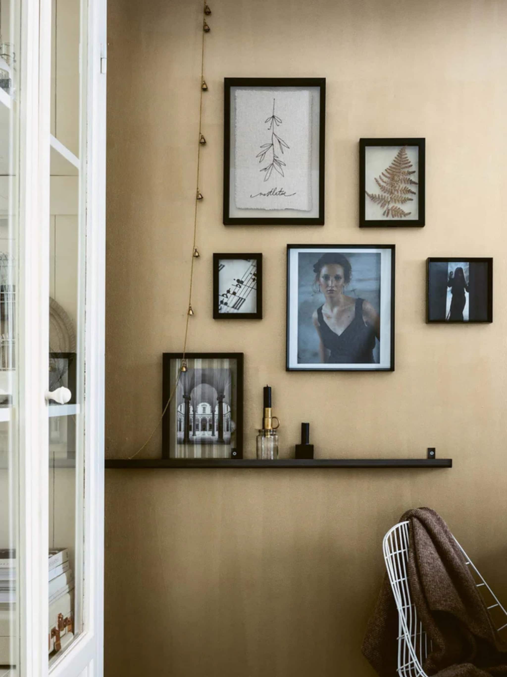 10x wanddecoratie sets aan de muur