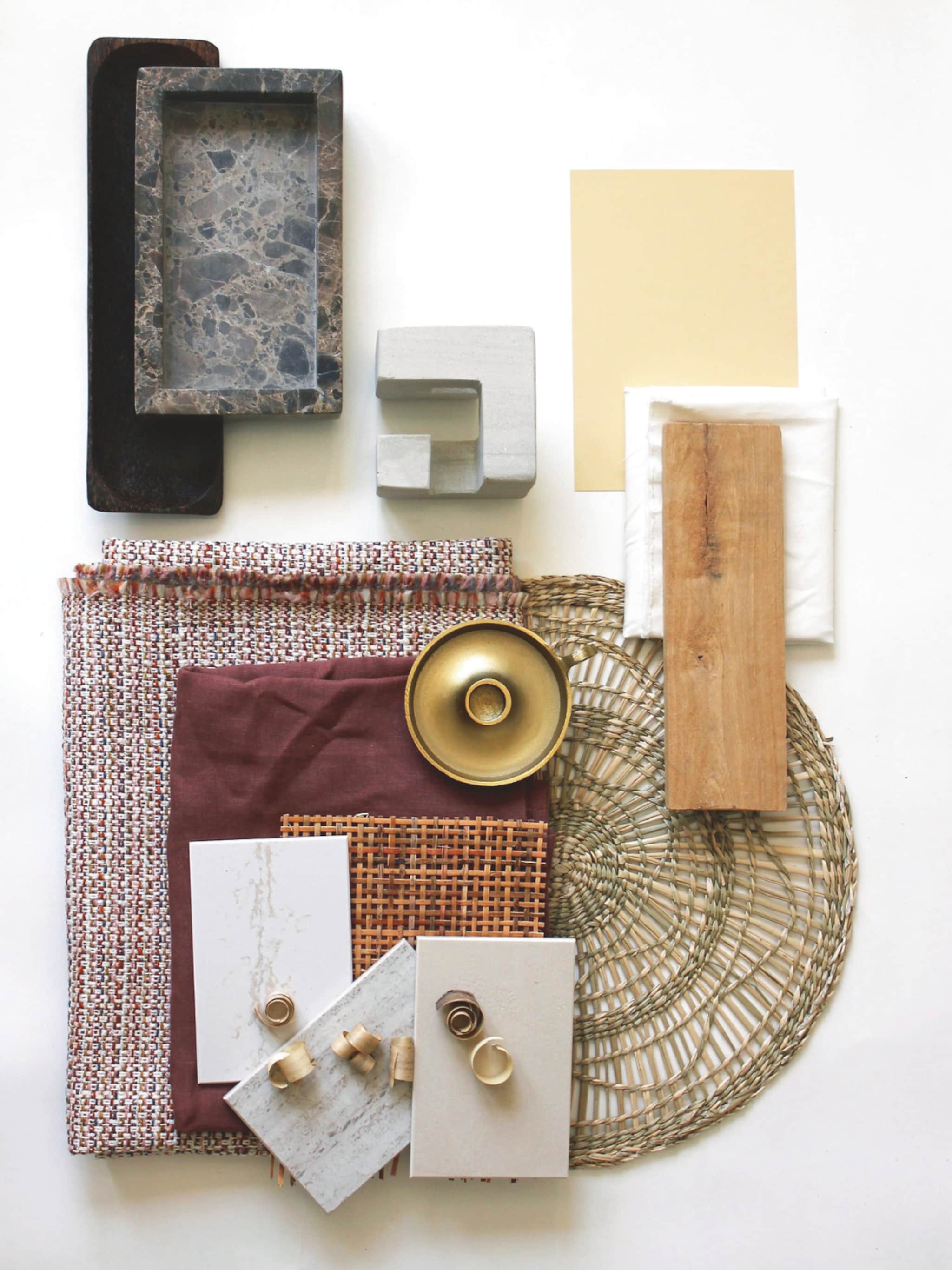 werelds moodboard vol terracotta en natuursteen