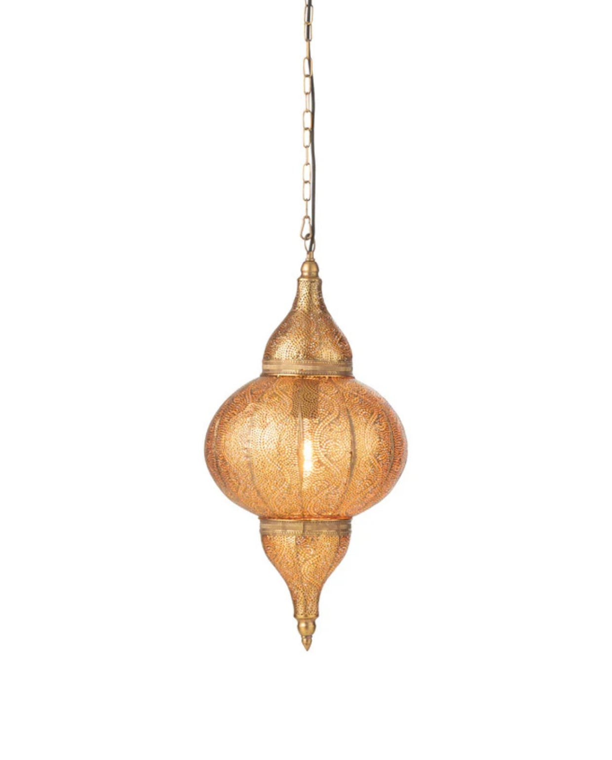 Shop via shop.vtwonen.nl: J-Line hanglamp Boor, metaal, goud, 32x65 cm (Øxh) € 105,-.  J-Line