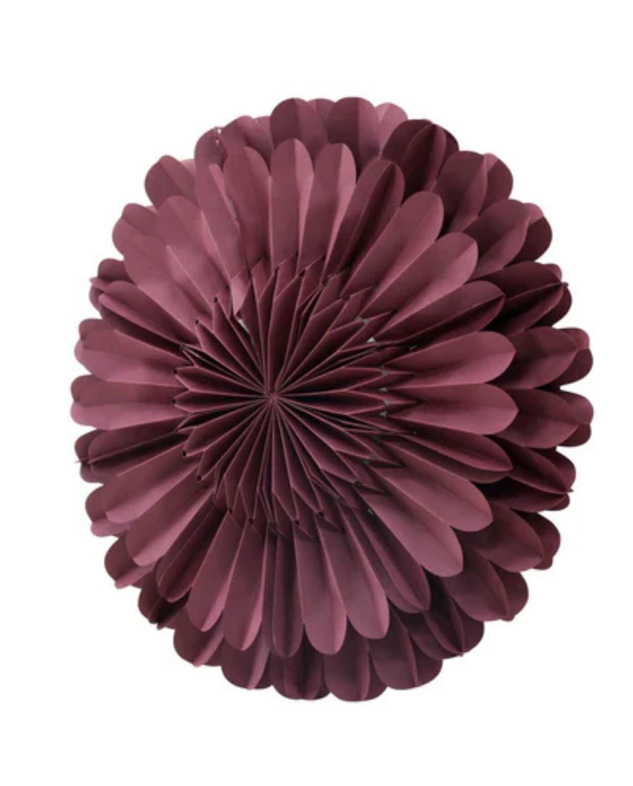 Shop via shop.vtwonen.nl: Rebellenclub hanglamp Selu, papier, donkerrood, 60 cm (Øxh) € 59,-. Rebellenclub