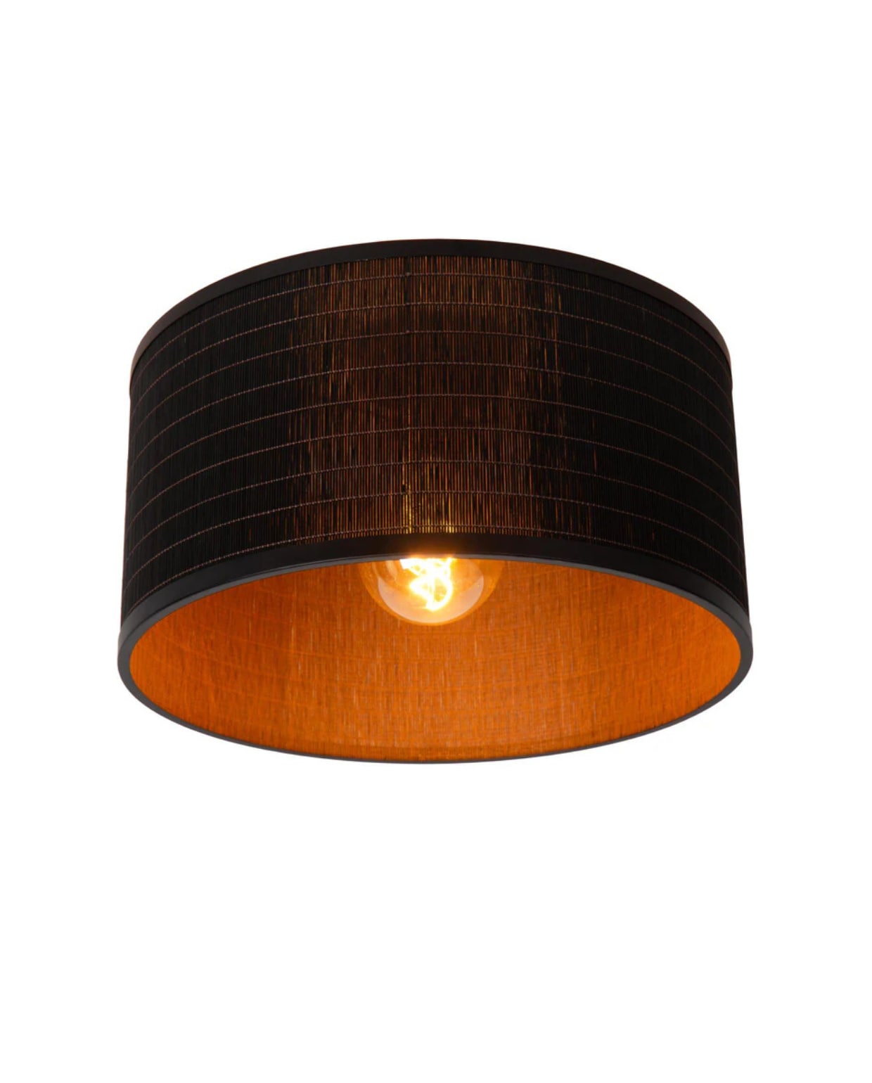 Shop op shop.vtwonen.nl: Lucide plafonnière Tagalog, bamboe, zwart, 40x22 cm (Øxh) € 72,95. Lucide