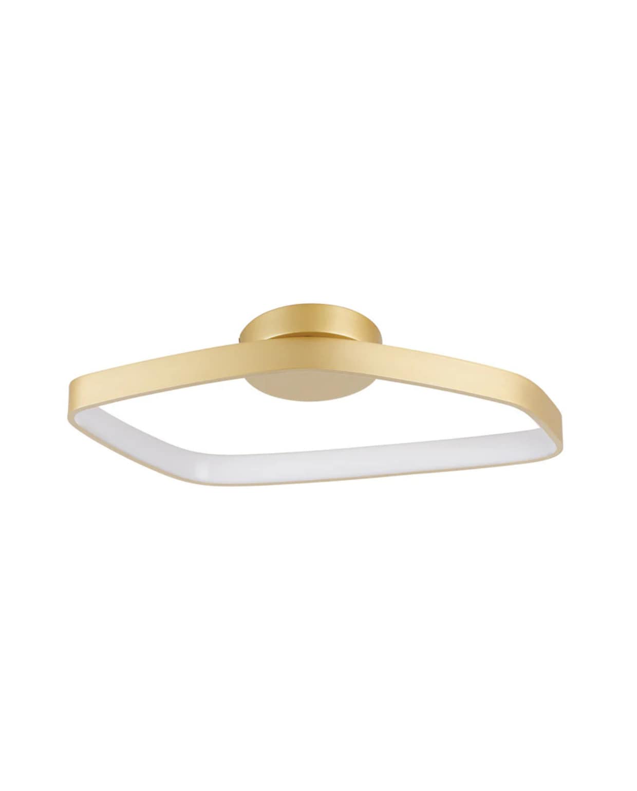 Shop op shop.vtwonen.nl: Eglo plafondlamp Vallerosa, staal, goud-wit, 58x33,5x7,5 cm (lxbxh) € 134,99.  Eglo
