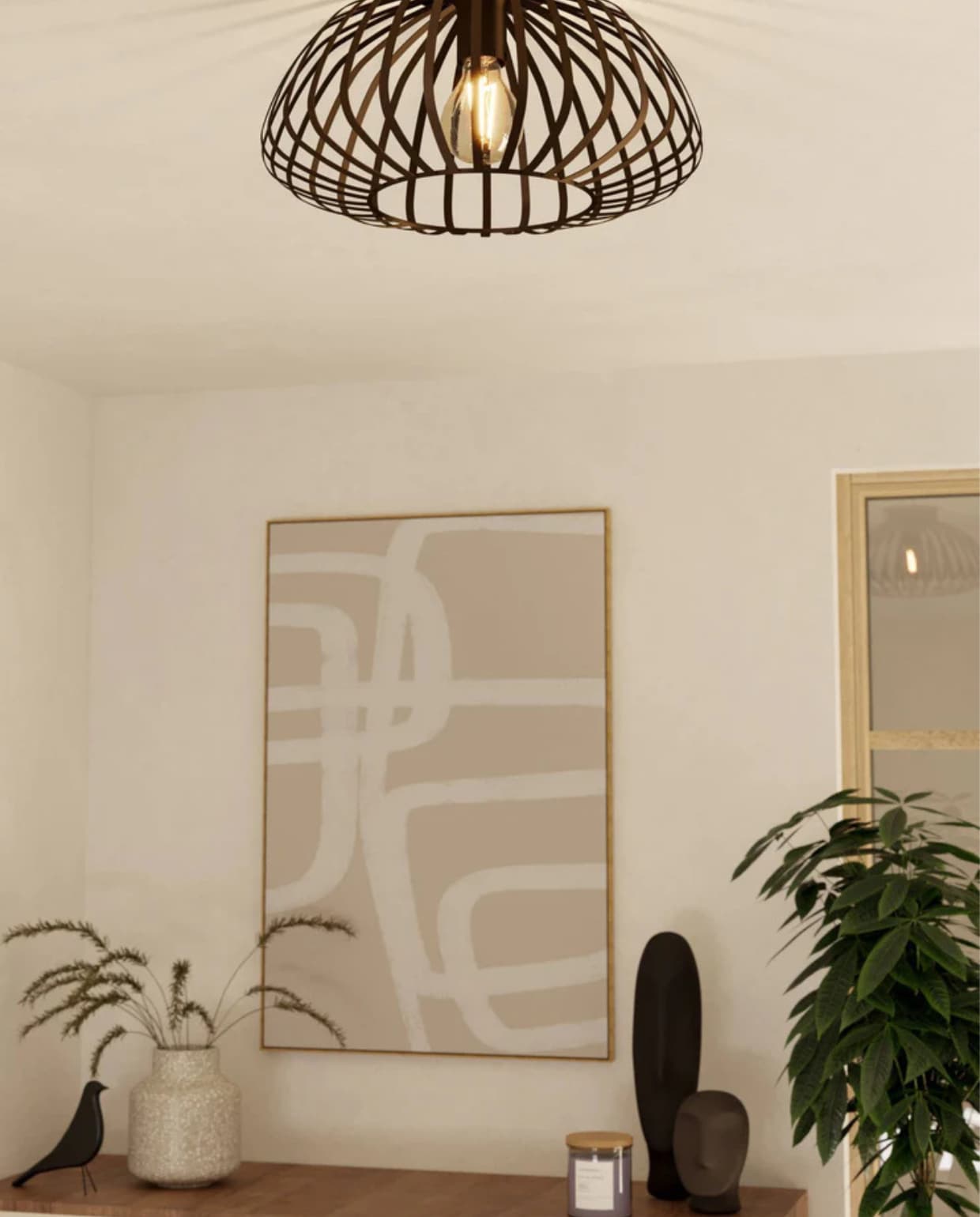 Shop op shop.vtwonen.nl: Eglo plafondlamp Espinal, staal, brons, 38,5x22 cm (Øxh) € 69,95. Overige productinformatie onbekend.  Eglo