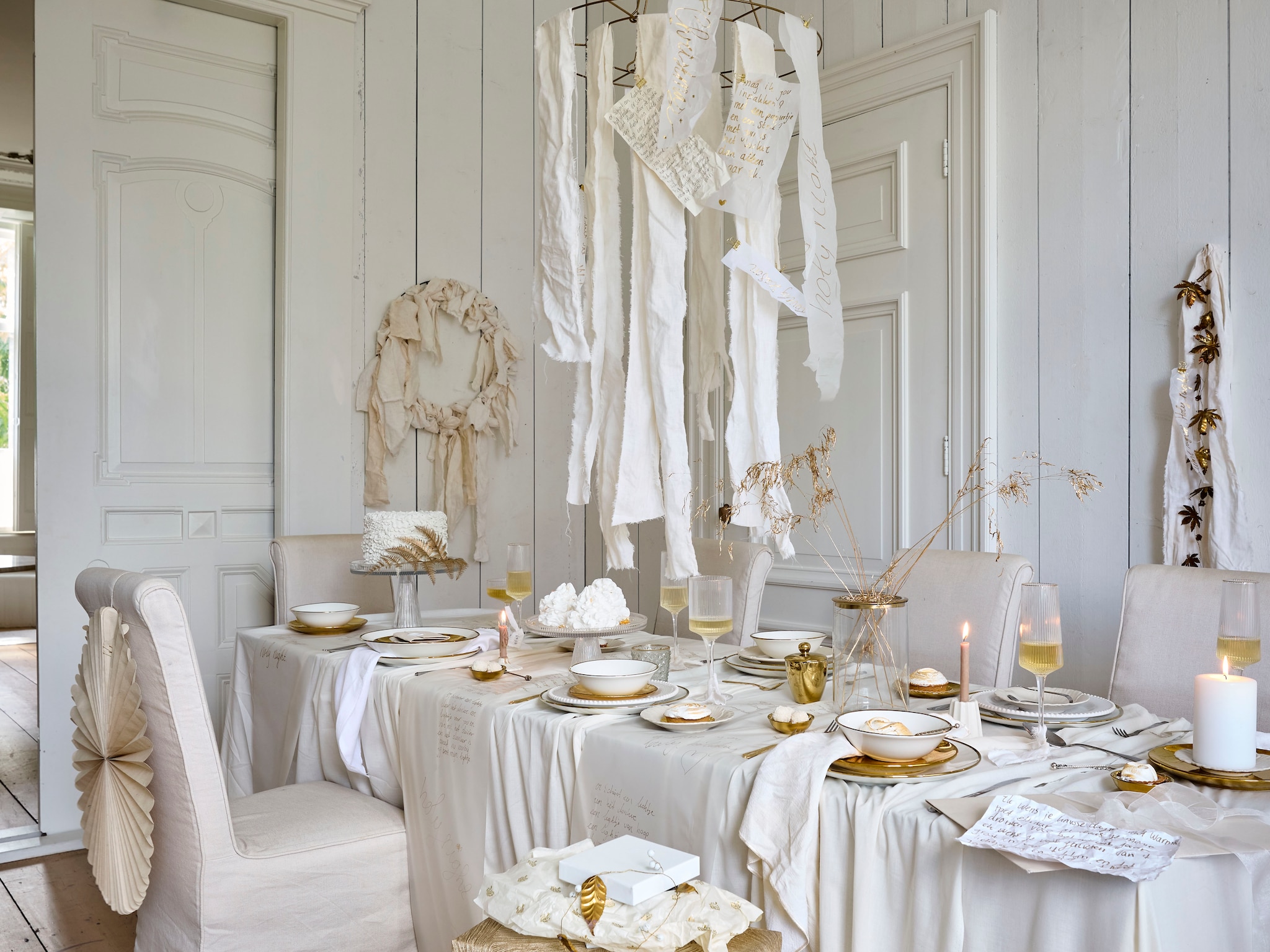 diy feestelijke tafel stylen