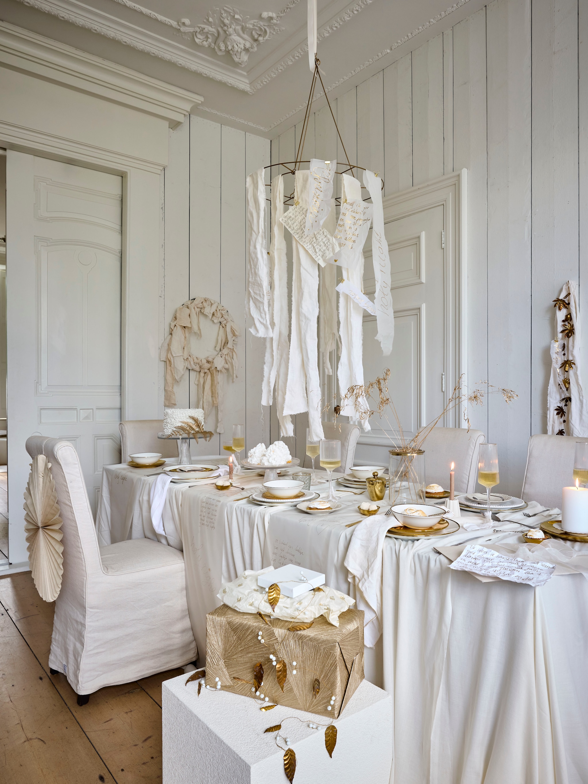 diy feestelijke tafel stylen