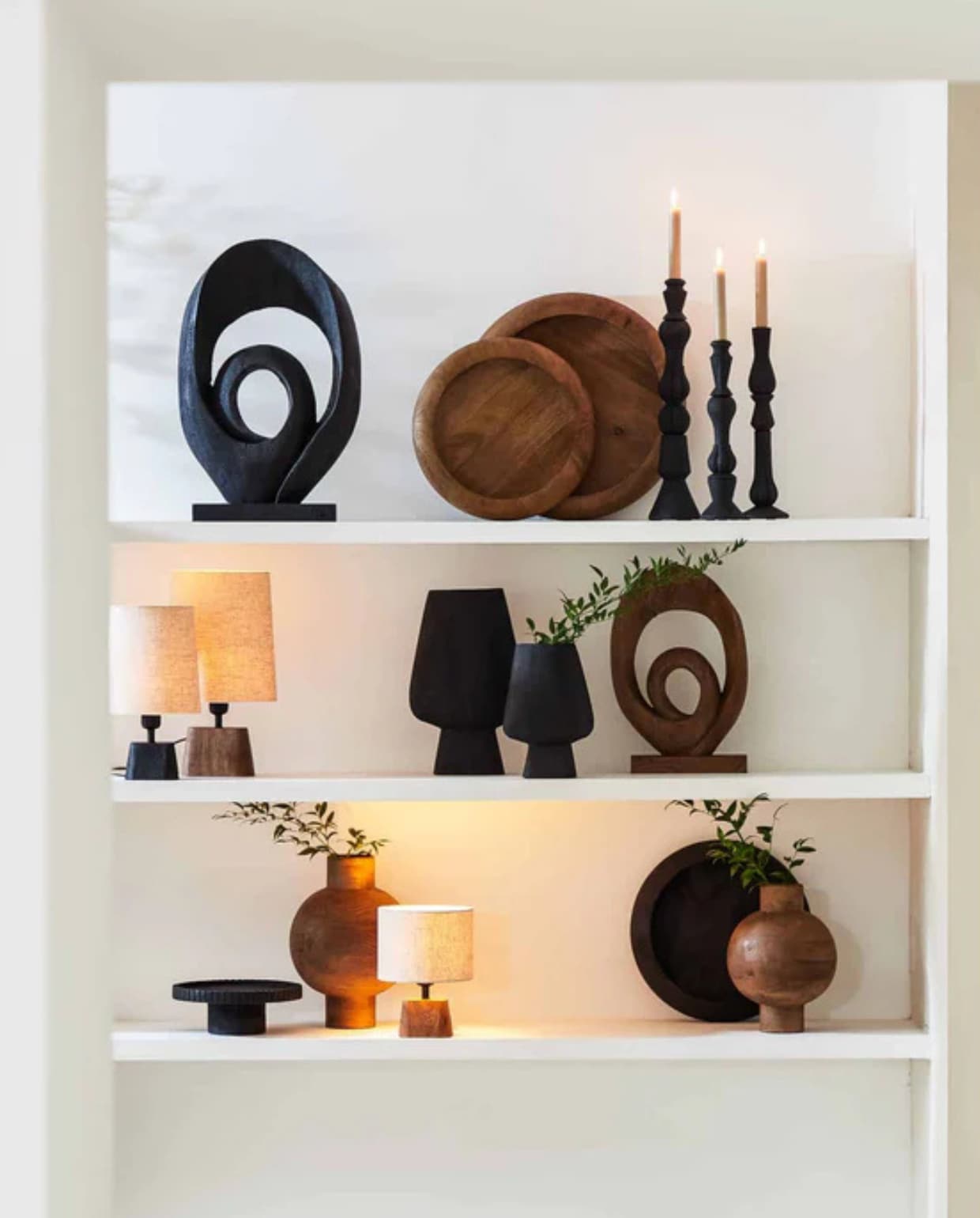 Shop op shop.vtwonen.nl: Light & Living ornament Randa, hout, zwart, 40x14x60 cm (bxdxh) € 199,-. Light & Living