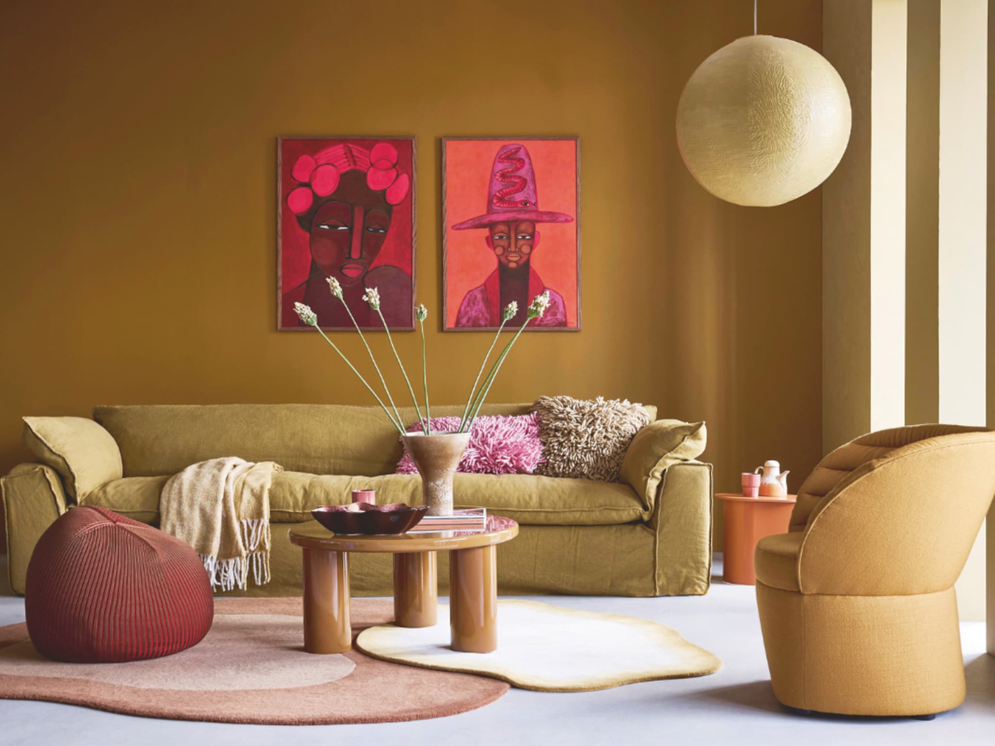 5 kleurcombinaties voor bank en vloerkleed
