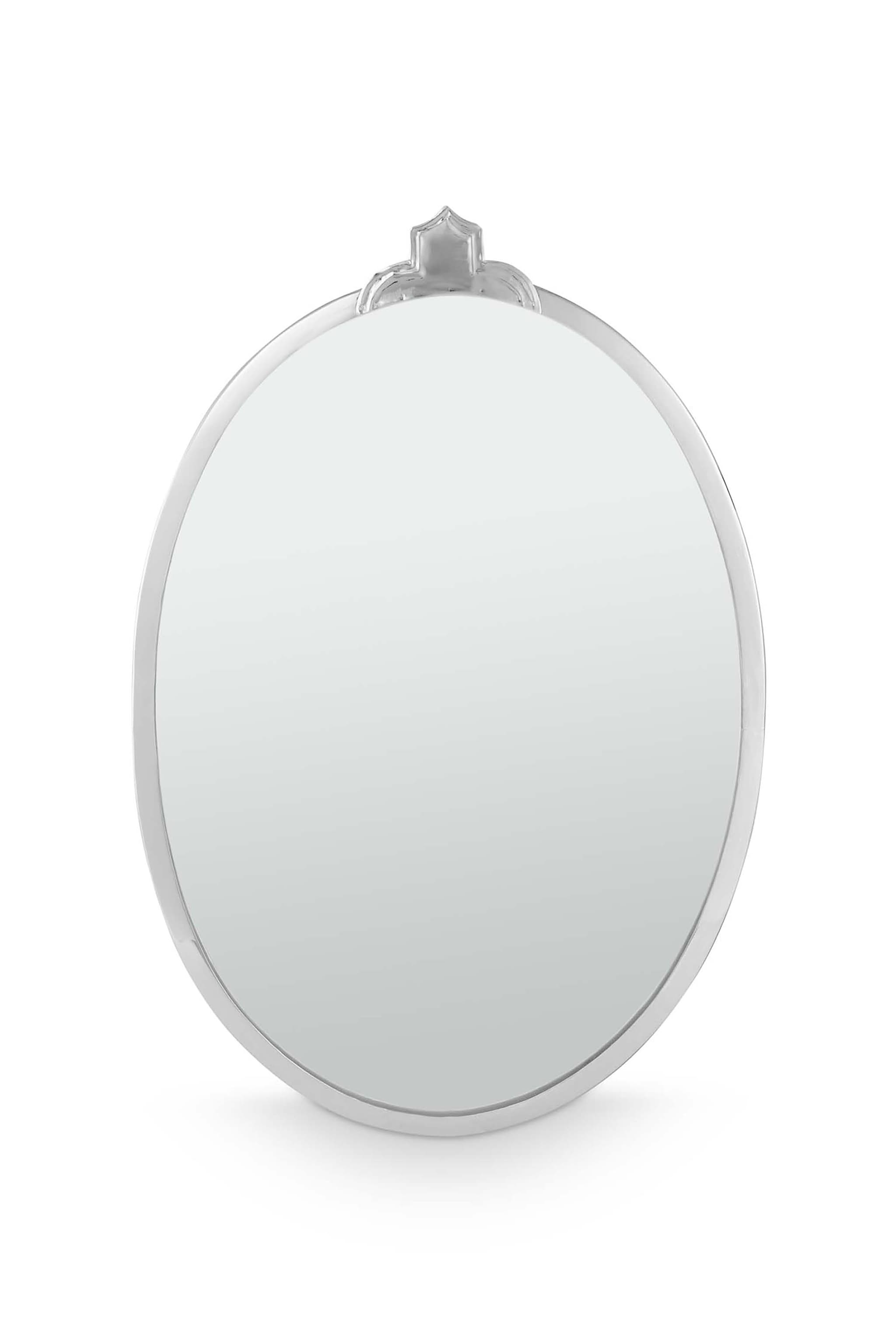 Shop op shop.vtwonen.nl: vtwonen wandspiegel ovaal, metalen lijst, zilver, 35x56 cm (bxh) € 79,95. vtwonen