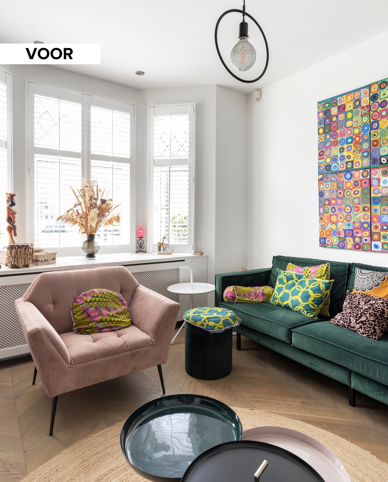 Weer verliefd op je huis aflevering 1 seizoen 23 2025, stylist Frans in Eindhoven, woonkamer voor de make-over Weer verliefd op je huis aflevering 1 seizoen 23 2025 | styling Frans Uyterlinde | fotografie Sonja Velda