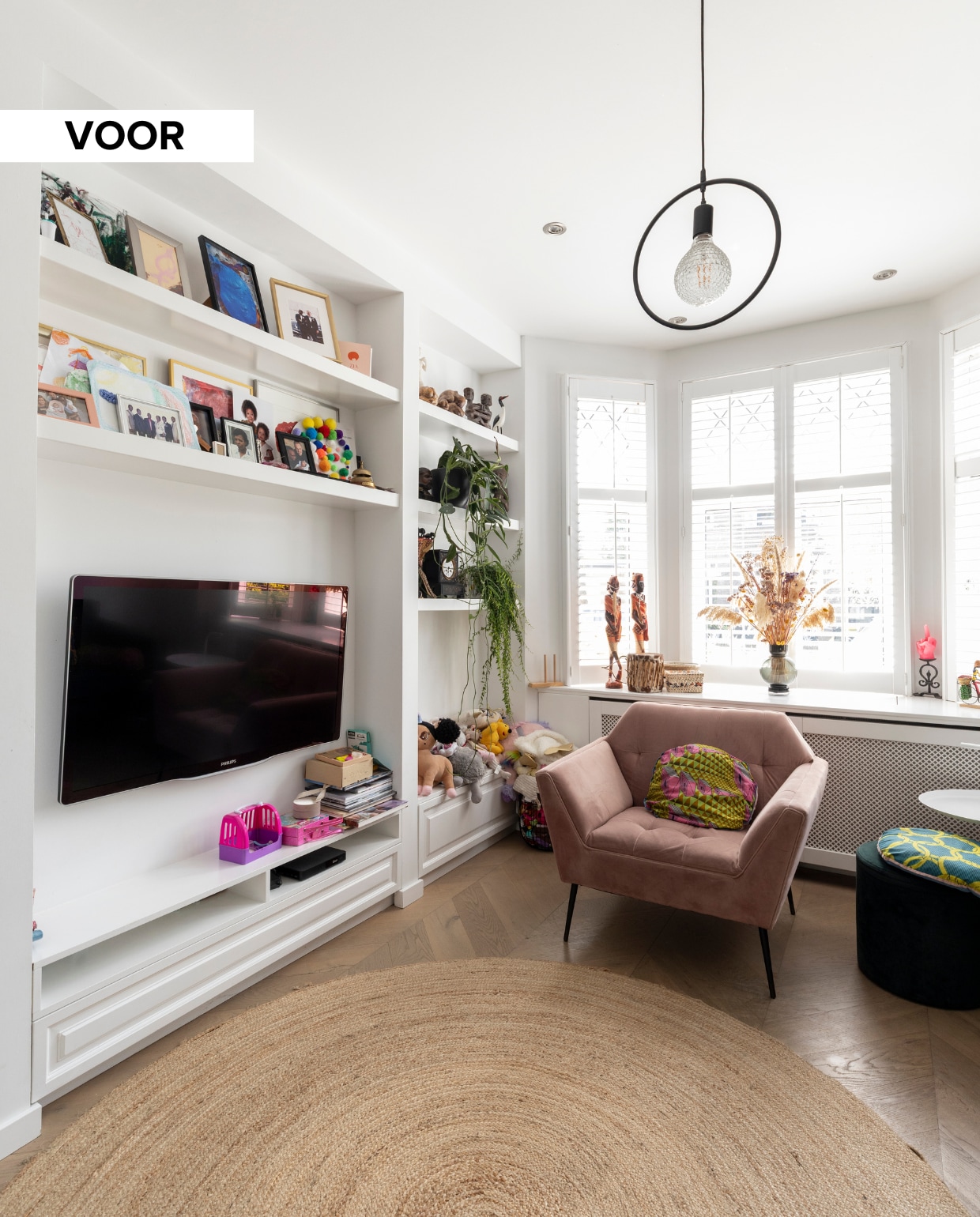 Weer verliefd op je huis aflevering 1 seizoen 23 2025, stylist Frans in Eindhoven, woonkamer voor de make-over Weer verliefd op je huis aflevering 1 seizoen 23 2025 | styling Frans Uyterlinde | fotografie Sonja Velda