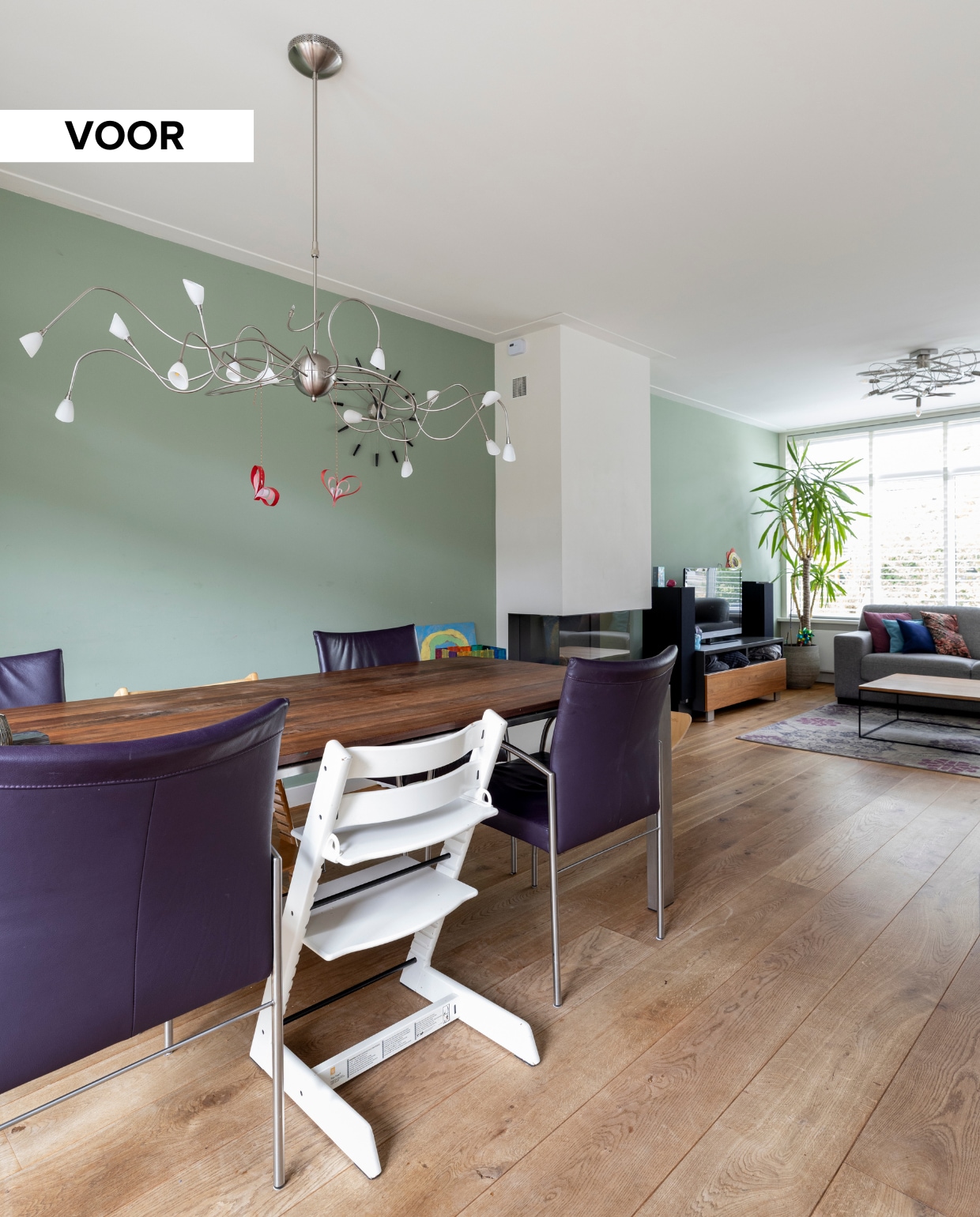 Weer verliefd op je huis aflevering 3 seizoen 23 2025, stylist Liza in Haarlem, de woonkamer voor de make-over Weer verliefd op je huis aflevering 3 seizoen 23 2025 | styling Liza Wassenaar | fotografie Margriet Hoekstra