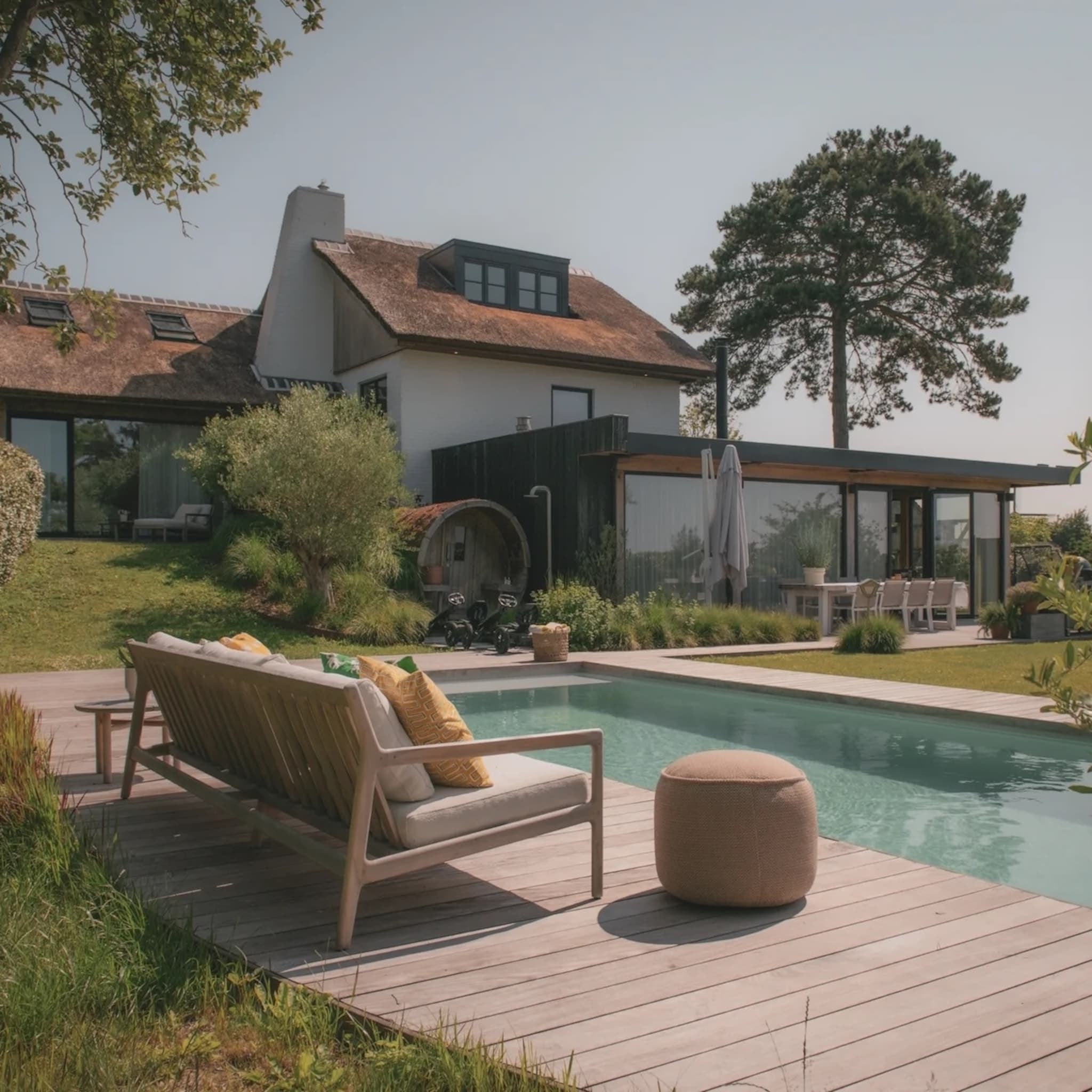 villa cadzand scandinavisch bohemian interieur