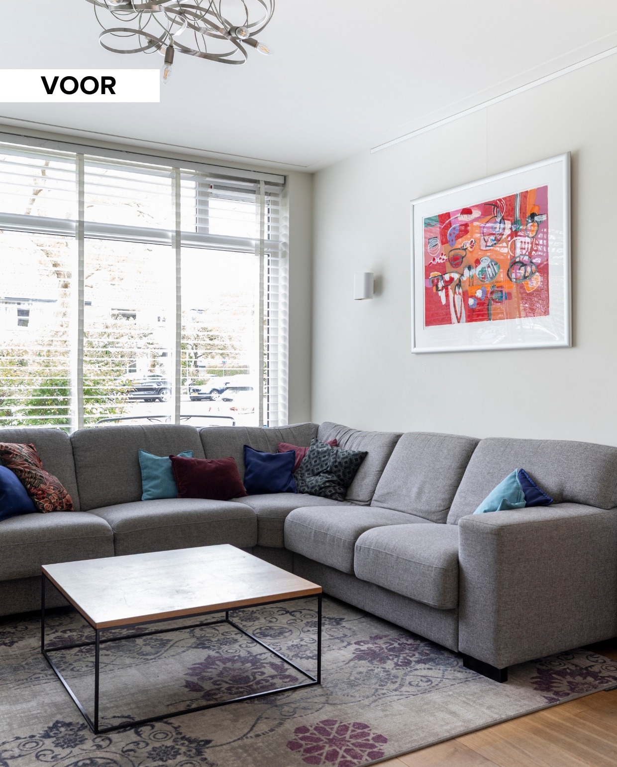 vtwonen Weer verliefd op je huis aflevering 3 seizoen 23 2025, stylist Liza in Haarlem, woonkamer voor de make-over vtwonen Weer verliefd op je huis aflevering 3 seizoen 23 2025 | styling Liza Wassenaar | fotografie Margriet Hoekstra